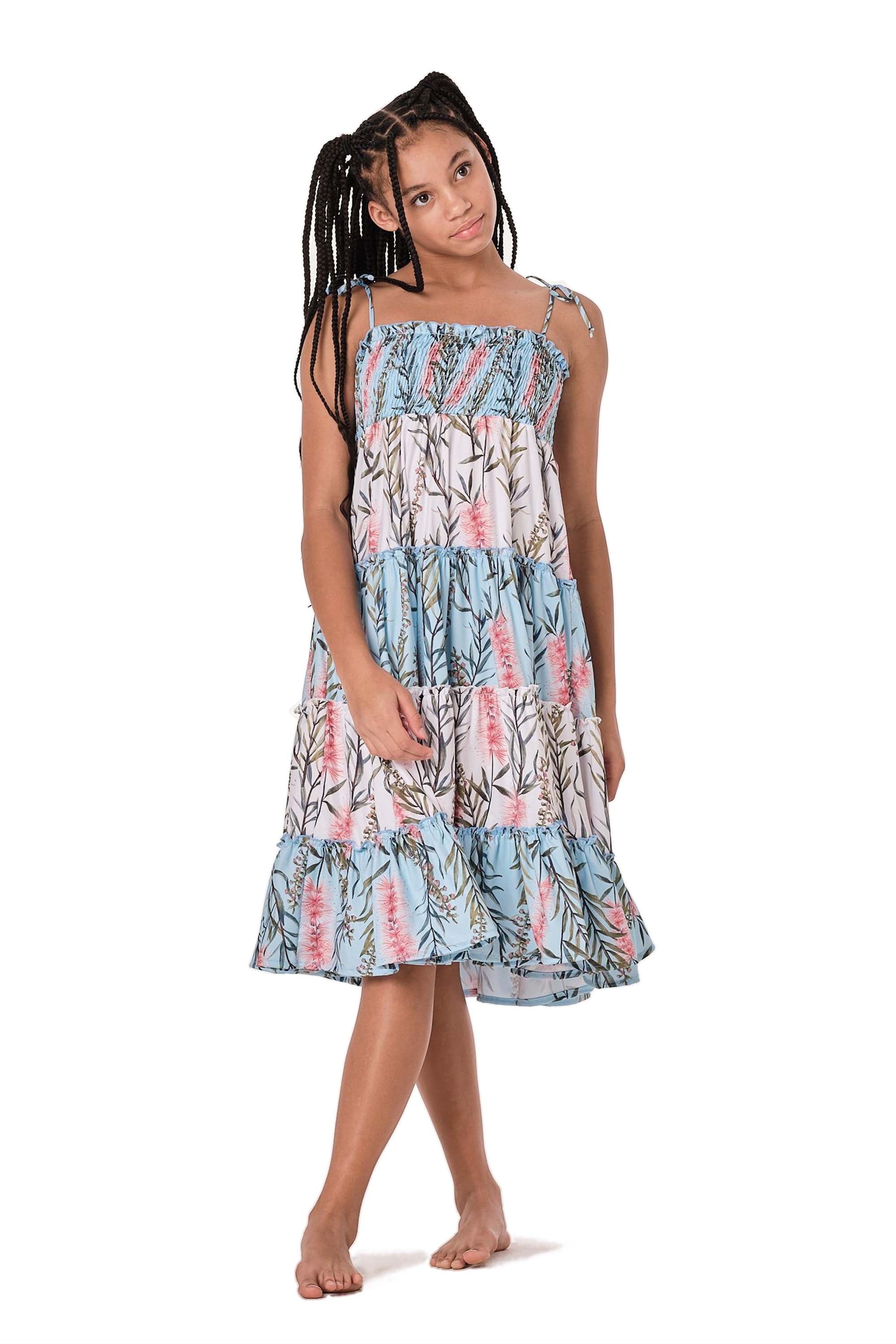 Dress To Impress - Tropical Garden White (FINAL SALE) – Submarine Swim