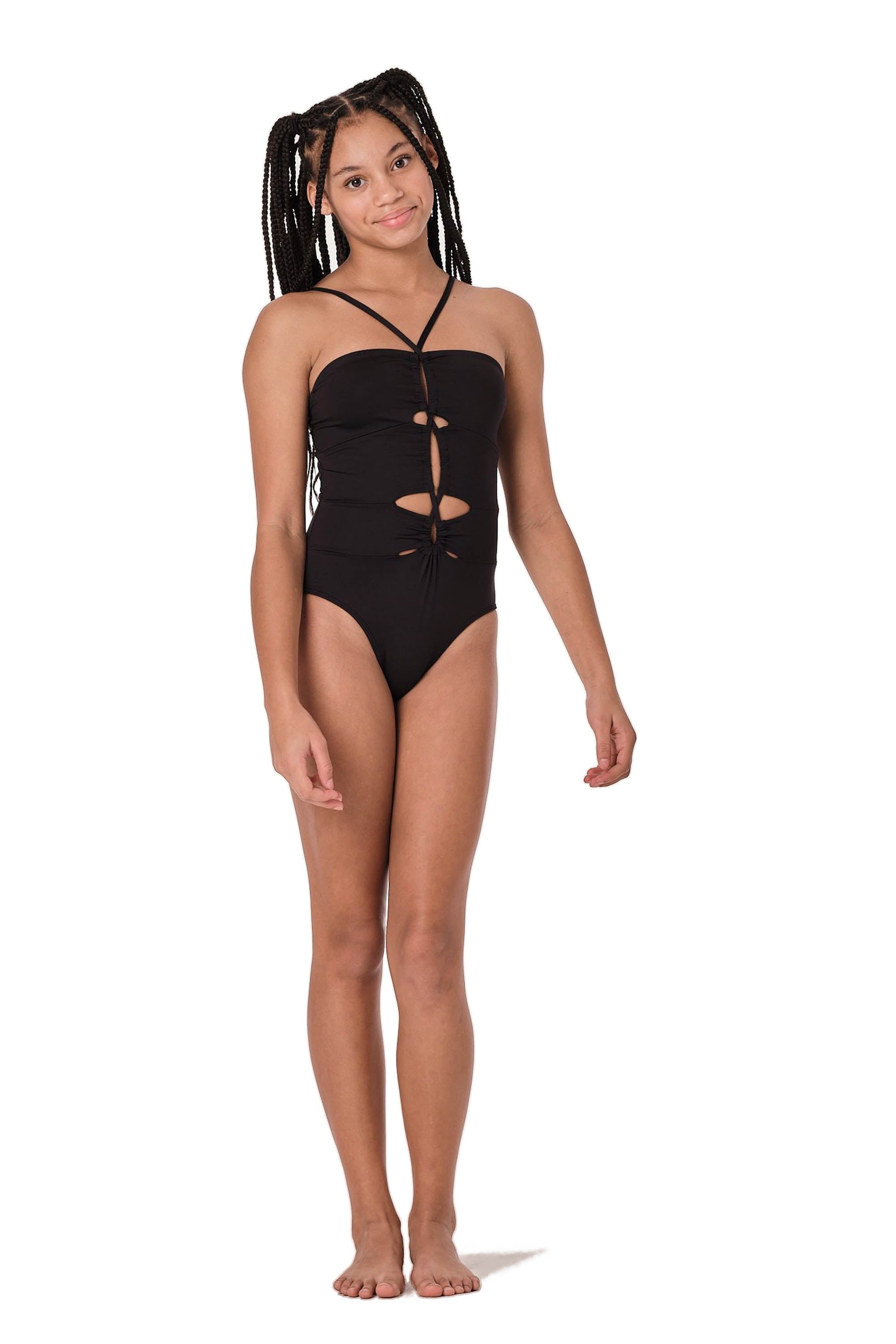 Circle Back - Black One Piece (FINAL SALE)