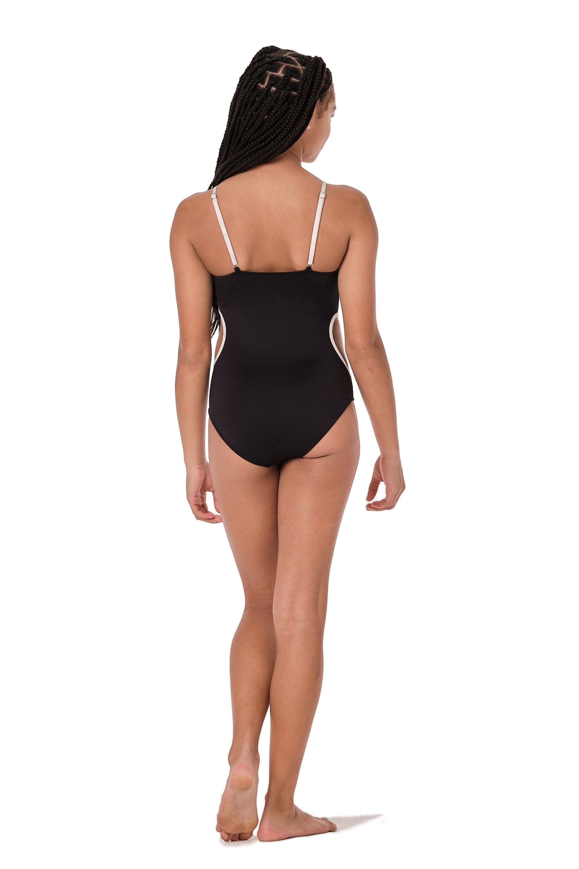 Cirkle Back - Black One Piece (FINAL SALE)