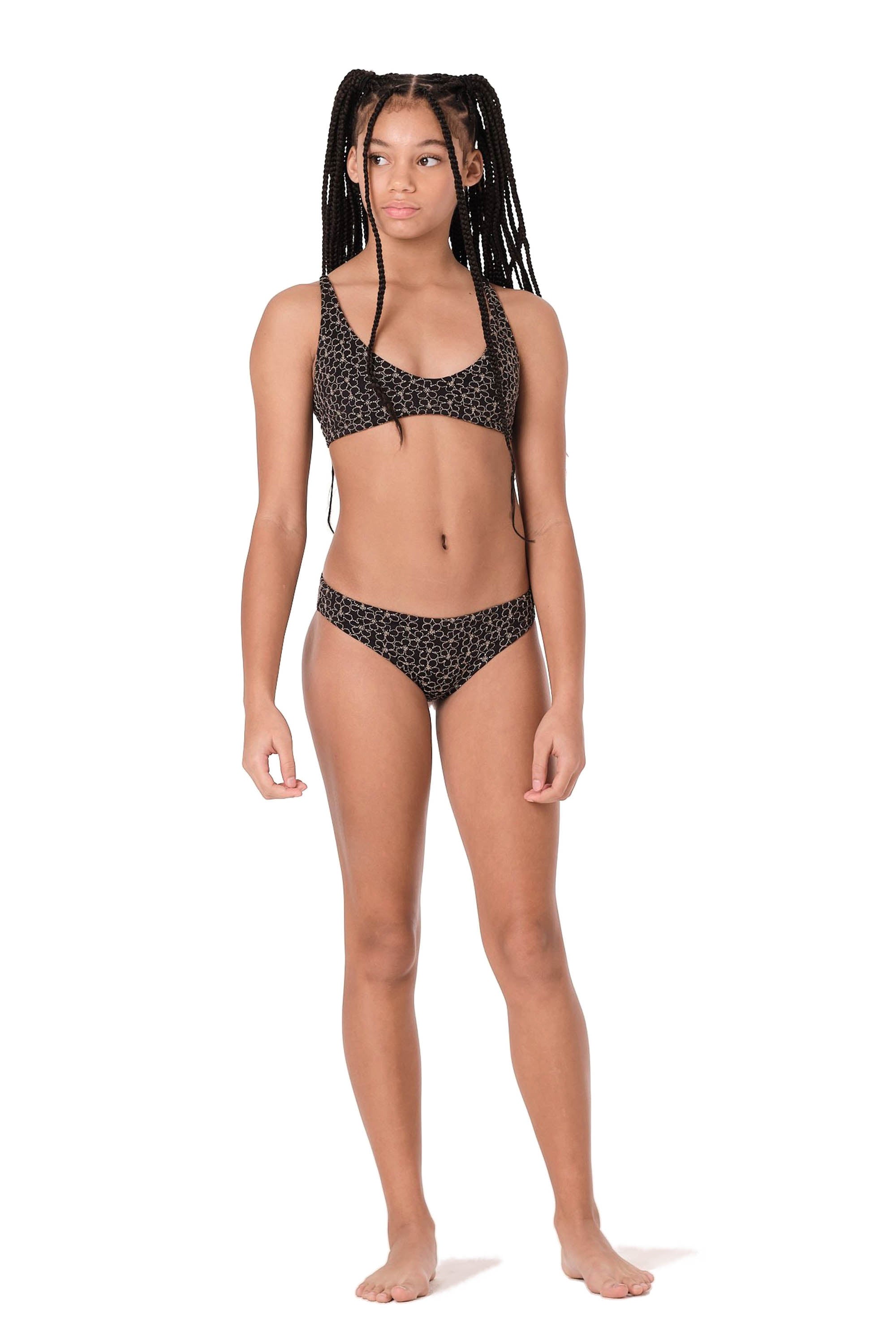 So Fancy! Bloom Black Bikini Set (FINAL SALE) – Submarine Swim