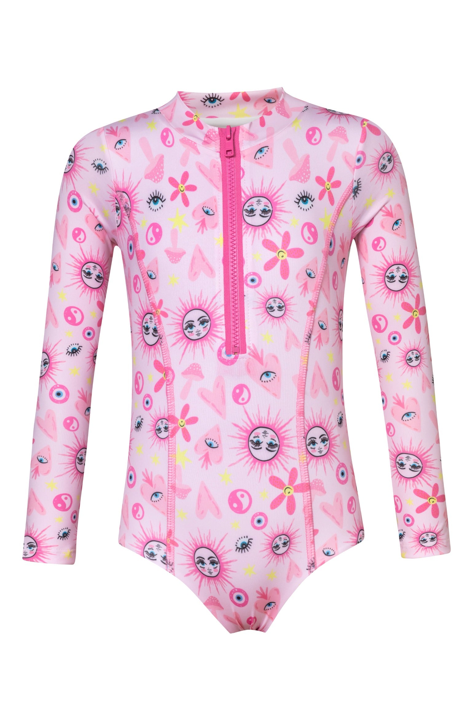 Scooba Doo  - Happy Hippie Pink One Piece (FINAL SALE)
