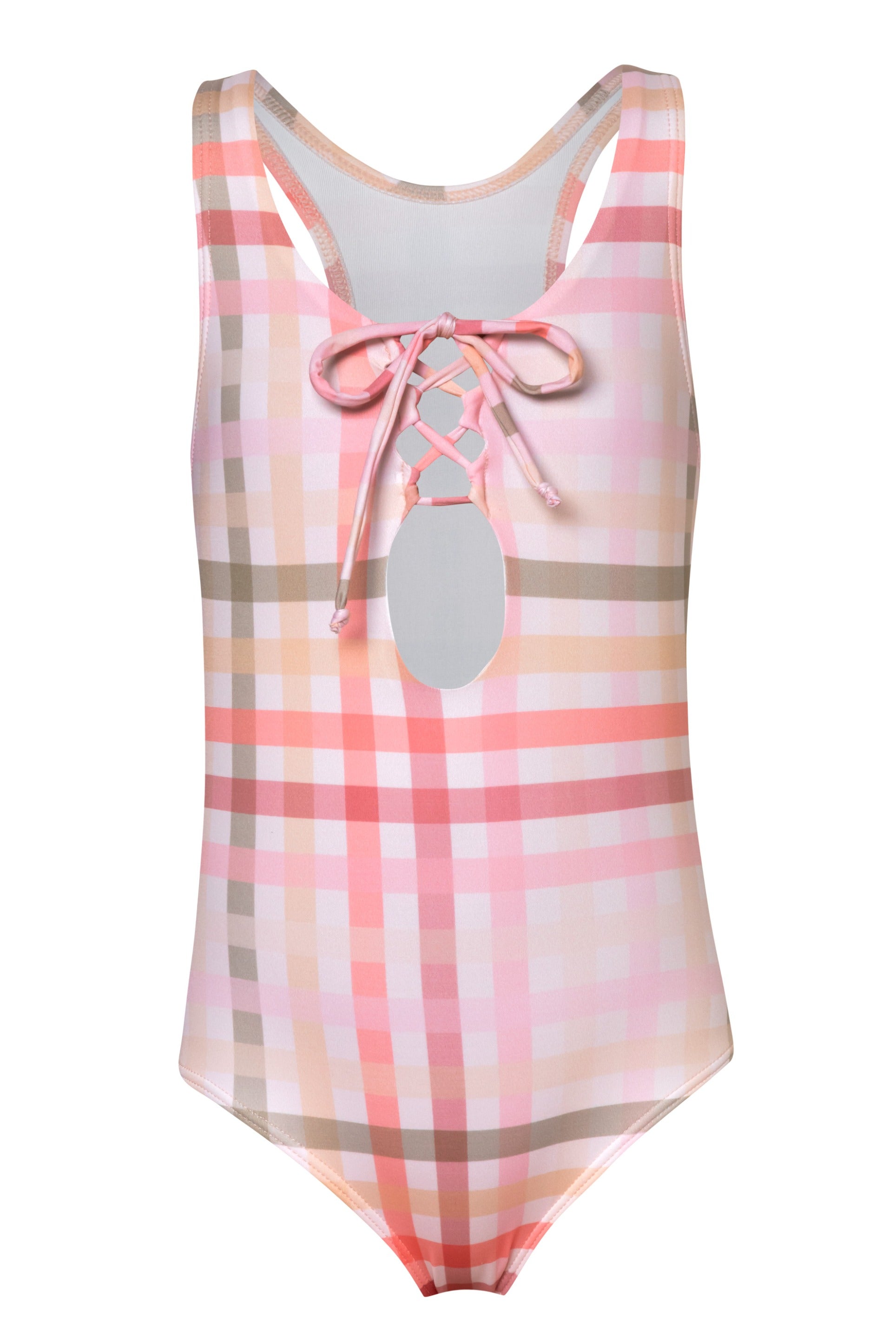 Sleek - Gingham Cream One Piece (FINAL SALE)