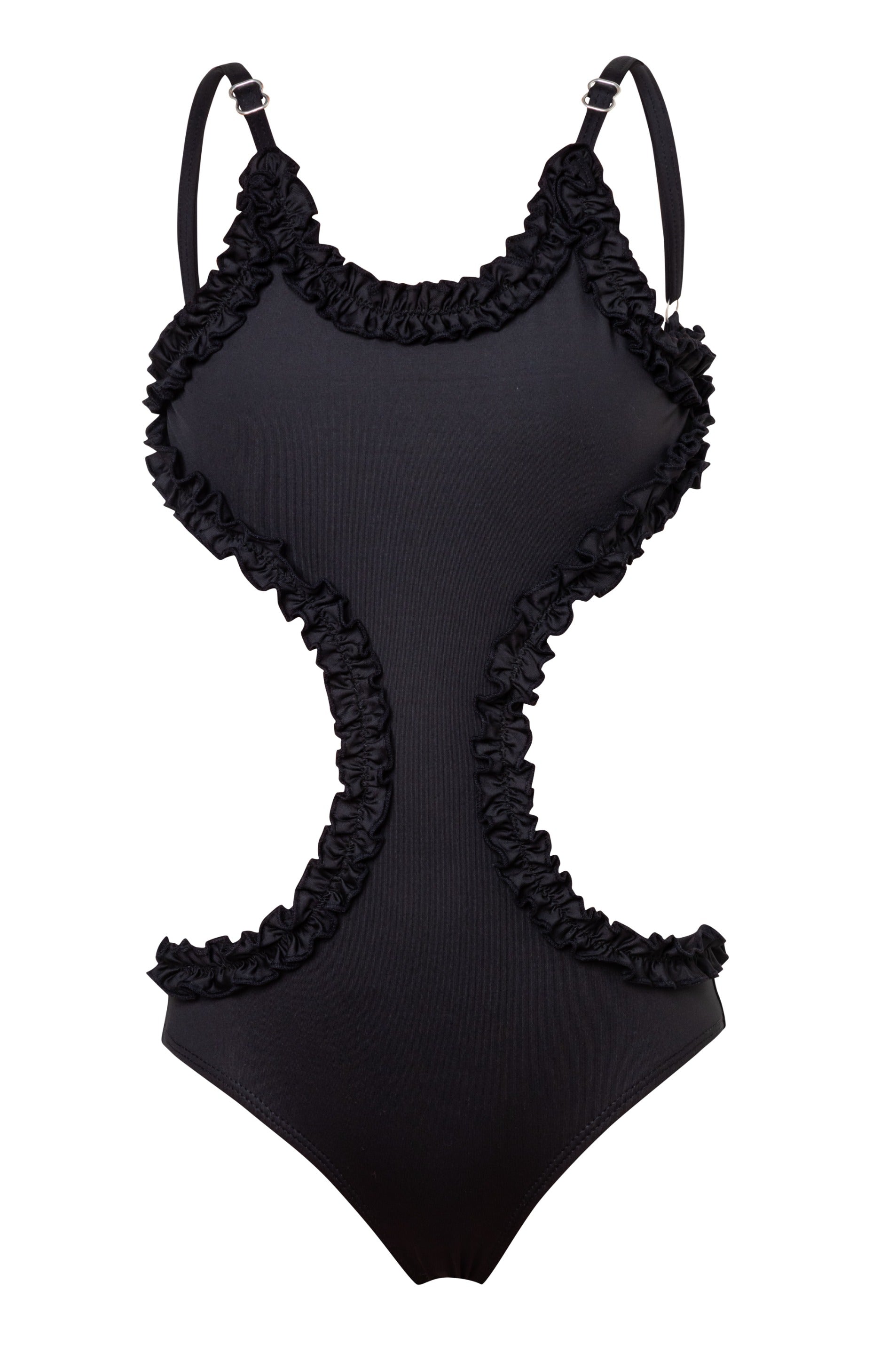 Hey Girl - Black One Piece  (FINAL SALE)