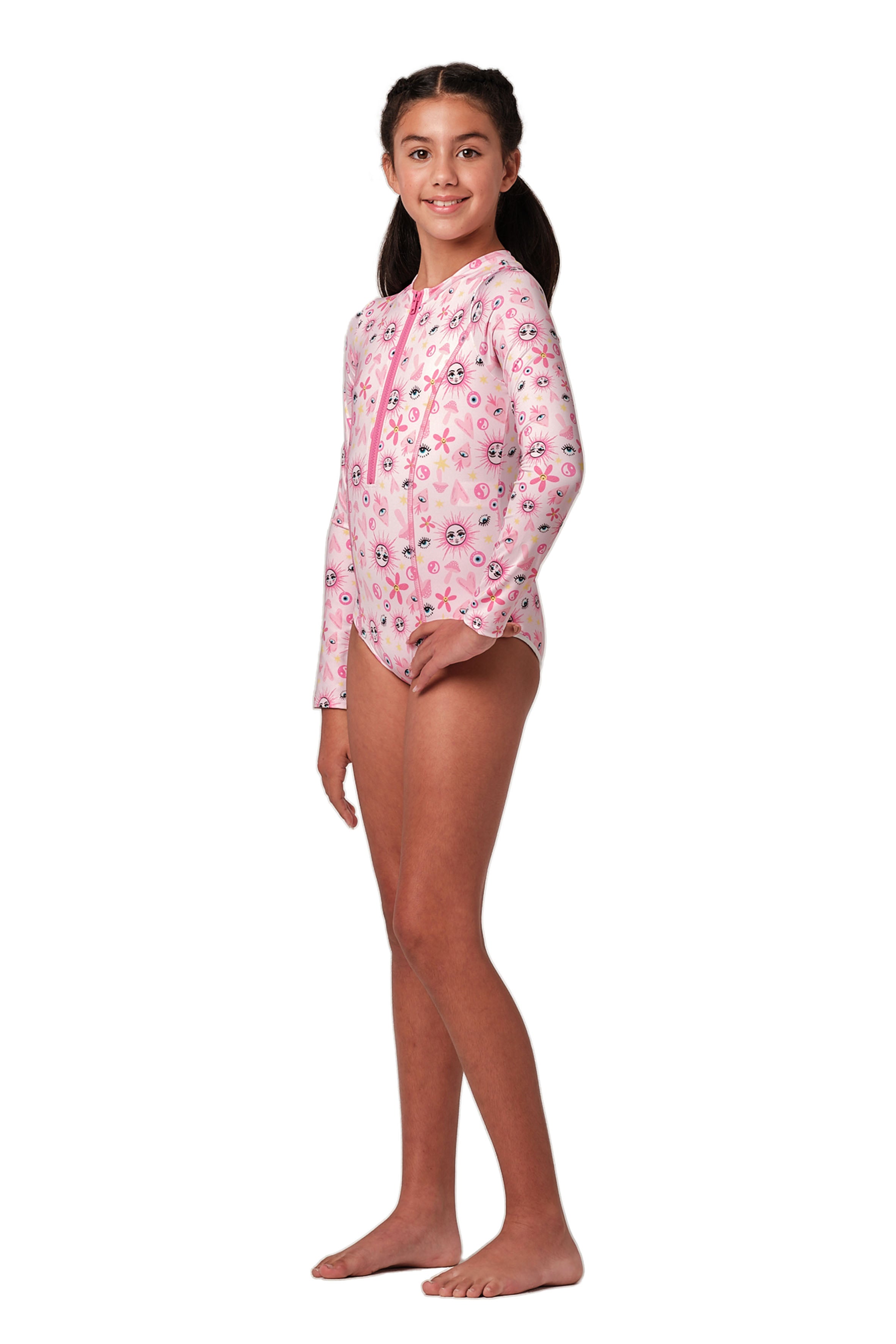 Scooba Doo  - Happy Hippie Pink One Piece (FINAL SALE)