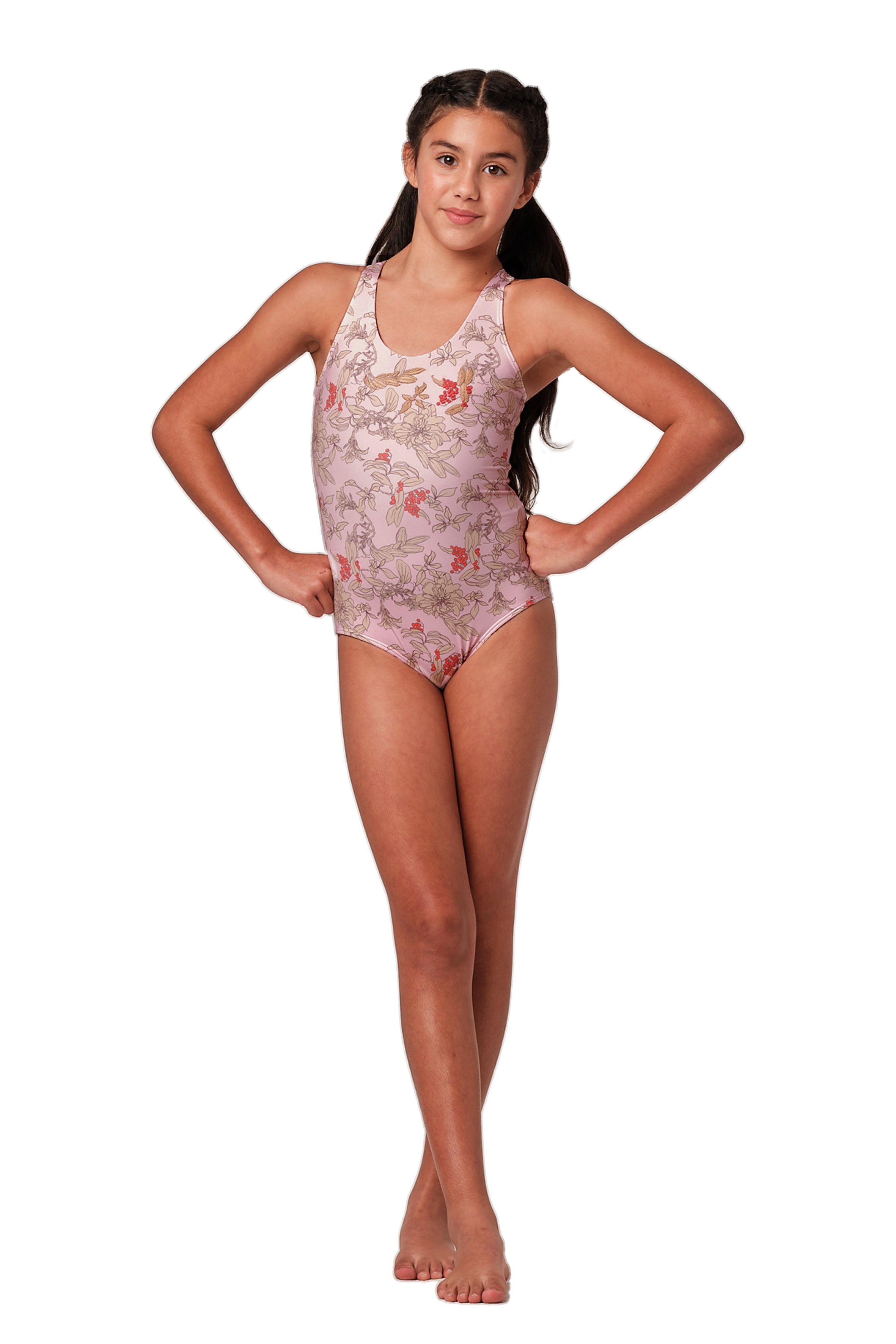 Not Too Basic - Garden Pink One Piece (FINAL SALE)