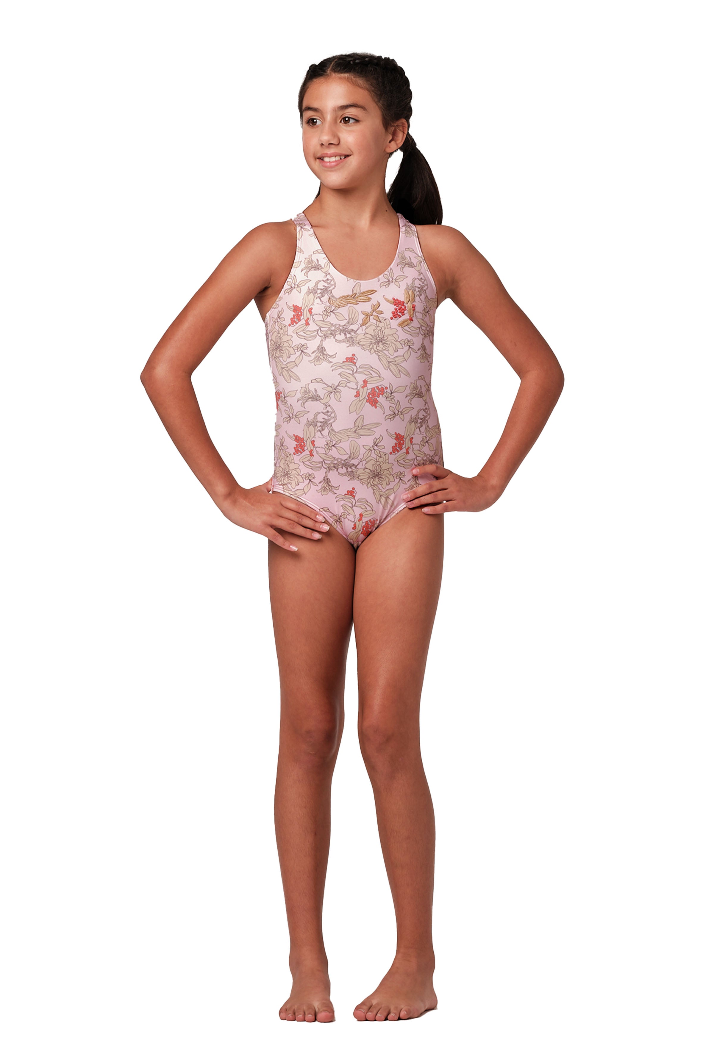Not Too Basic - Garden Pink One Piece (FINAL SALE)