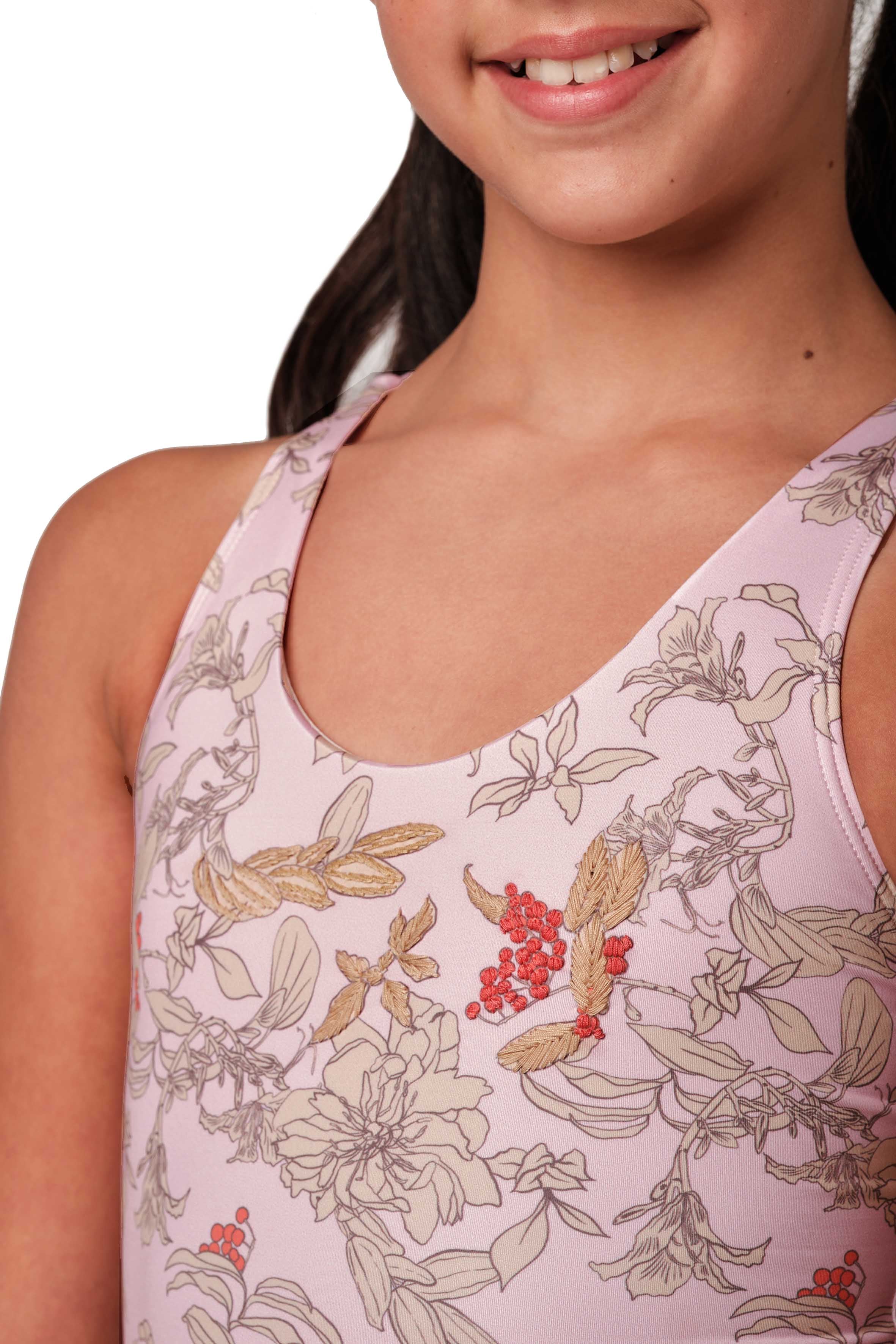 Not Too Basic - Garden Pink One Piece (FINAL SALE)