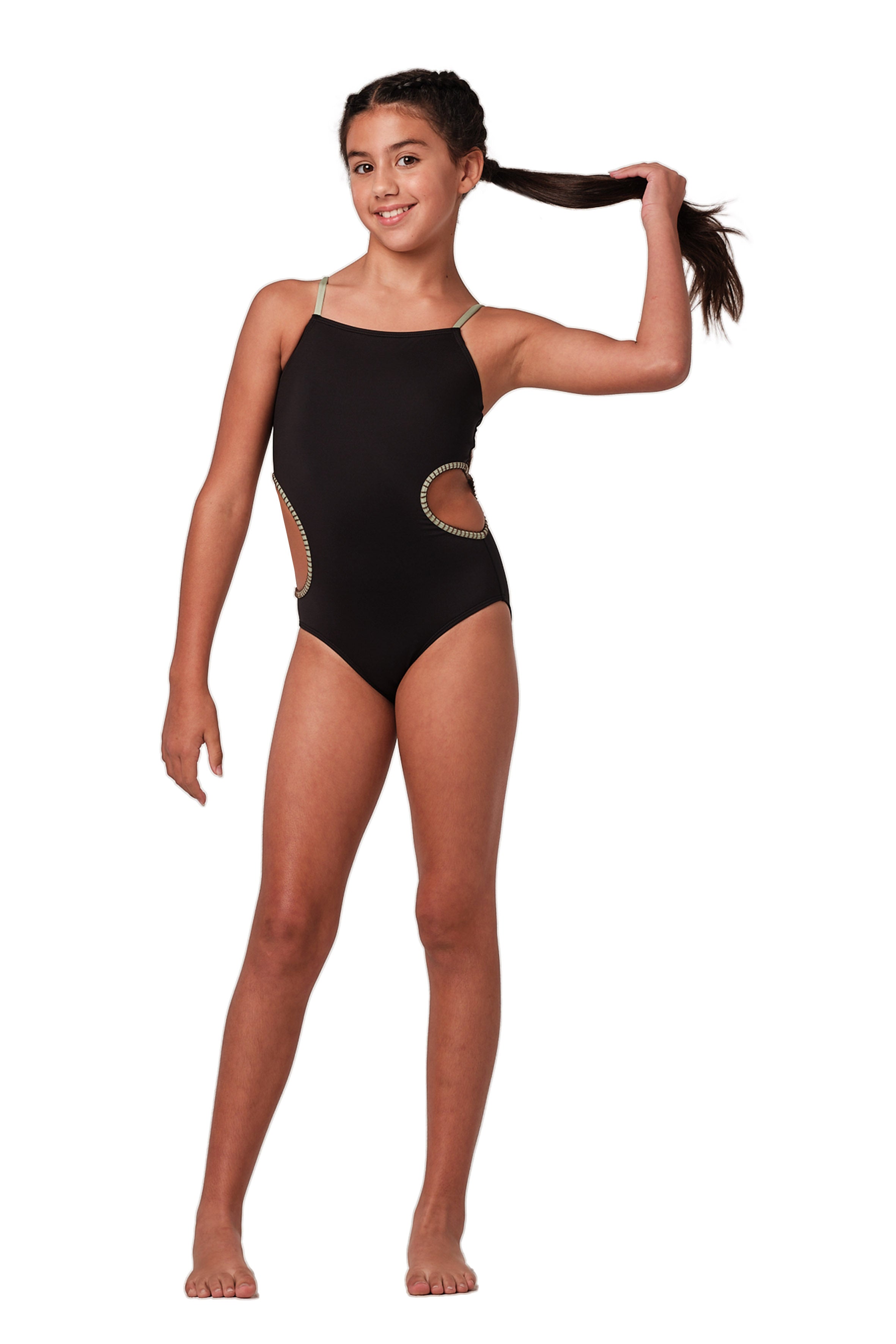 Circle Back Black - One Piece (FINAL SALE)
