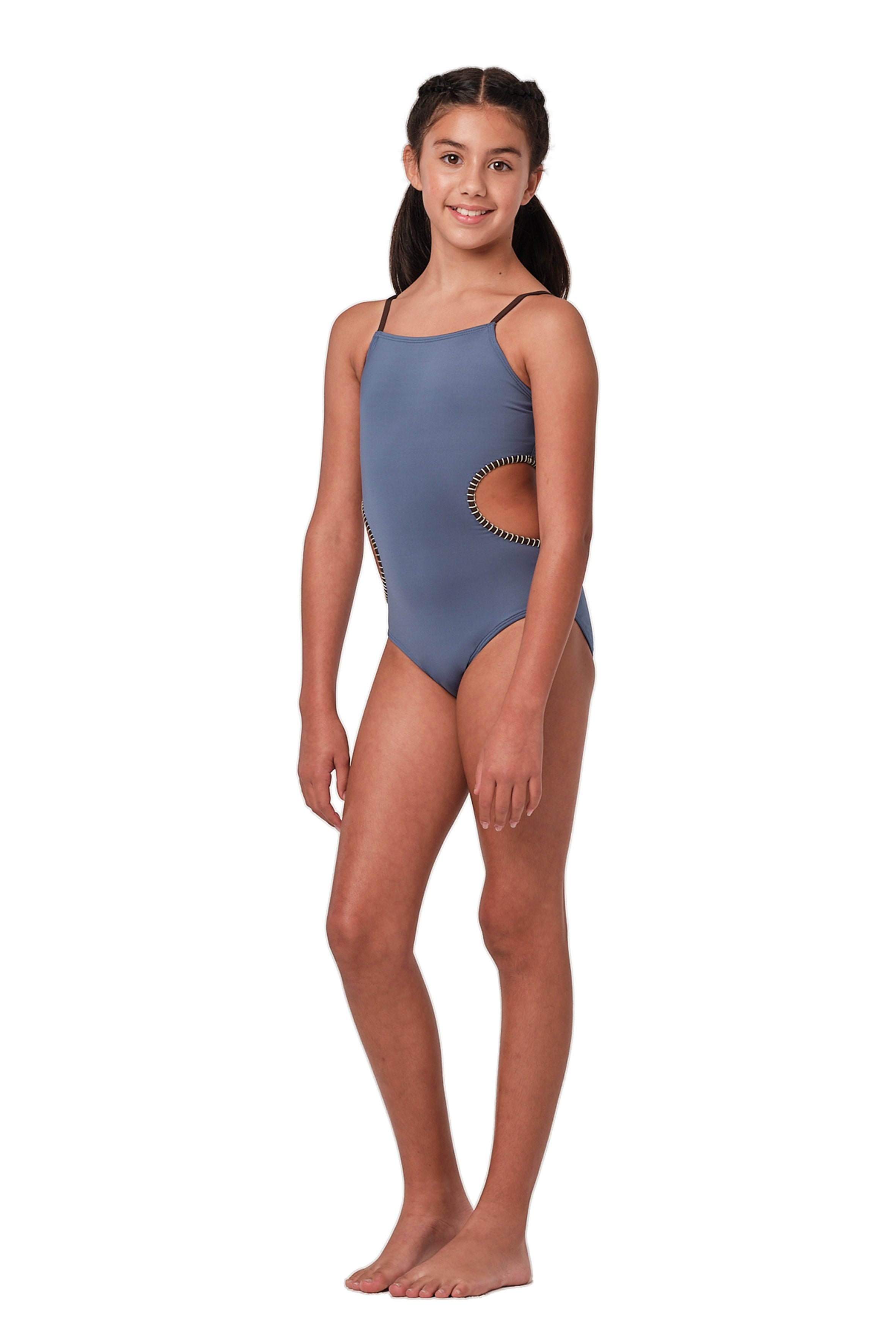 Circle Back - Blue One Piece (FINAL SALE)