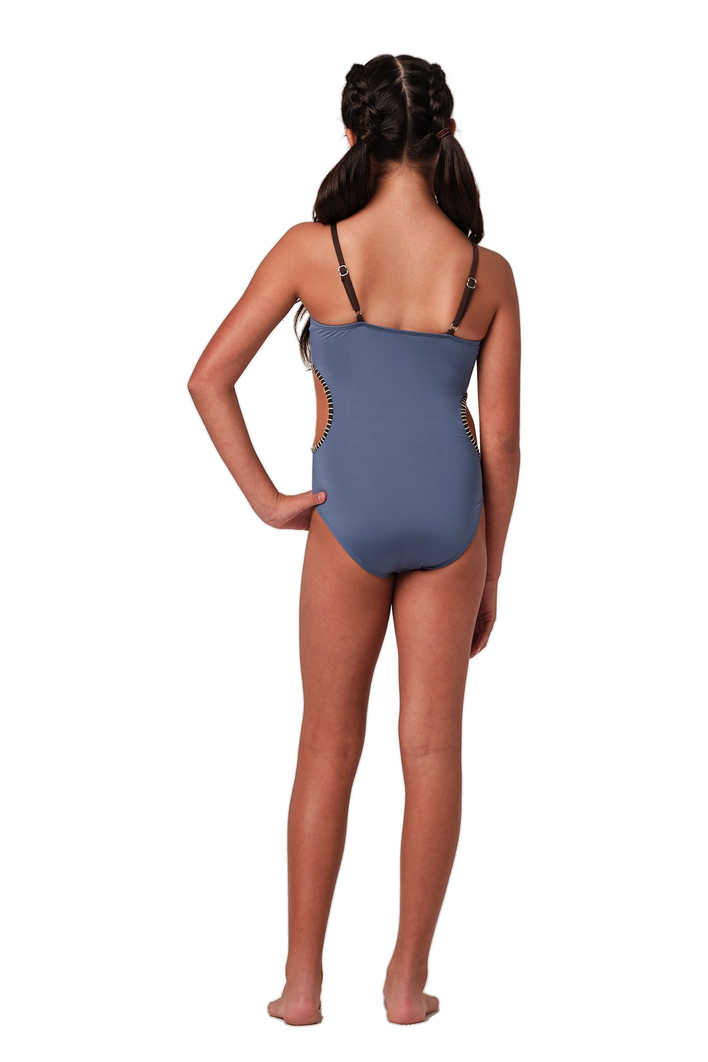 Circle Back - Blue One Piece (FINAL SALE)