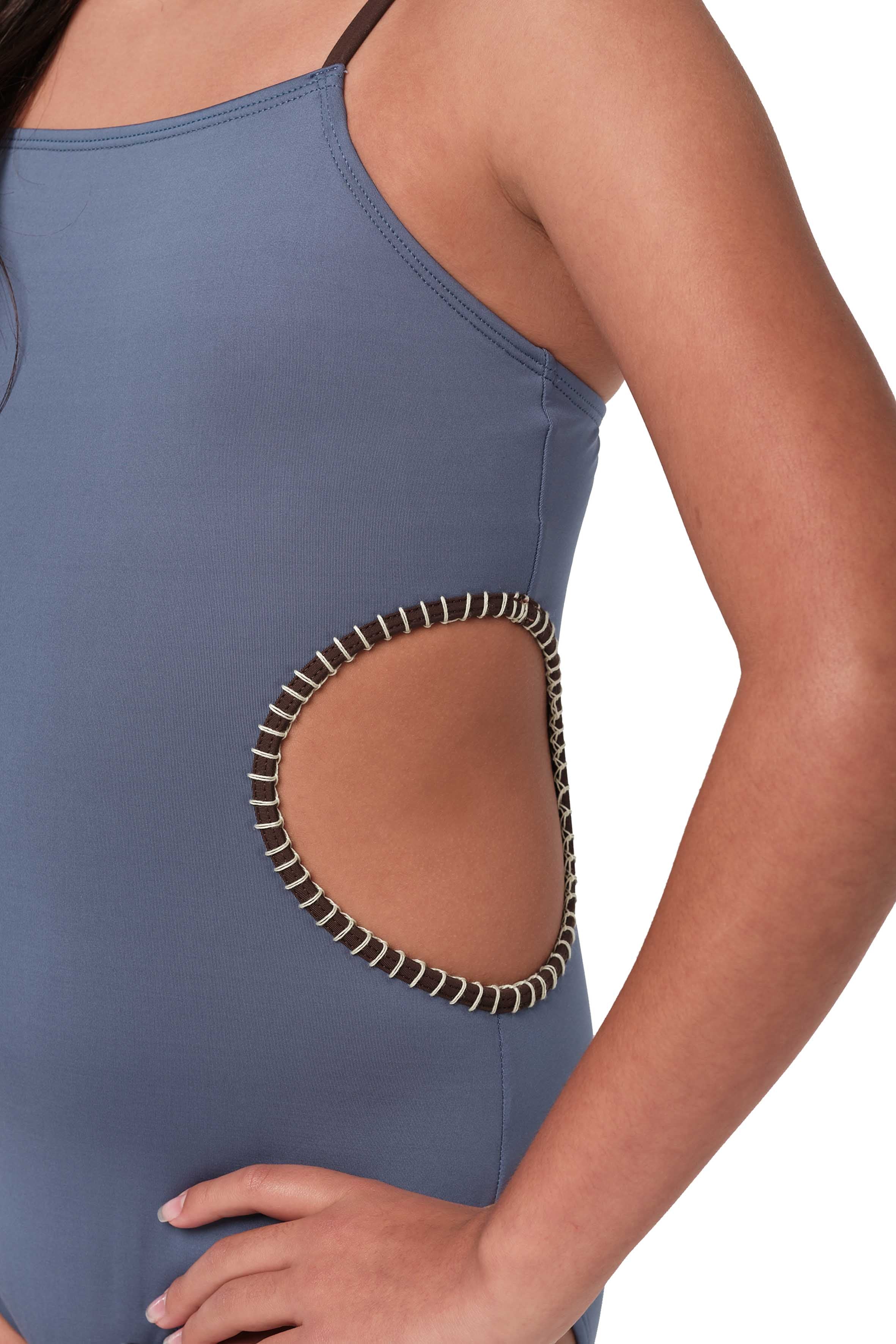 Circle Back - Blue One Piece (FINAL SALE)