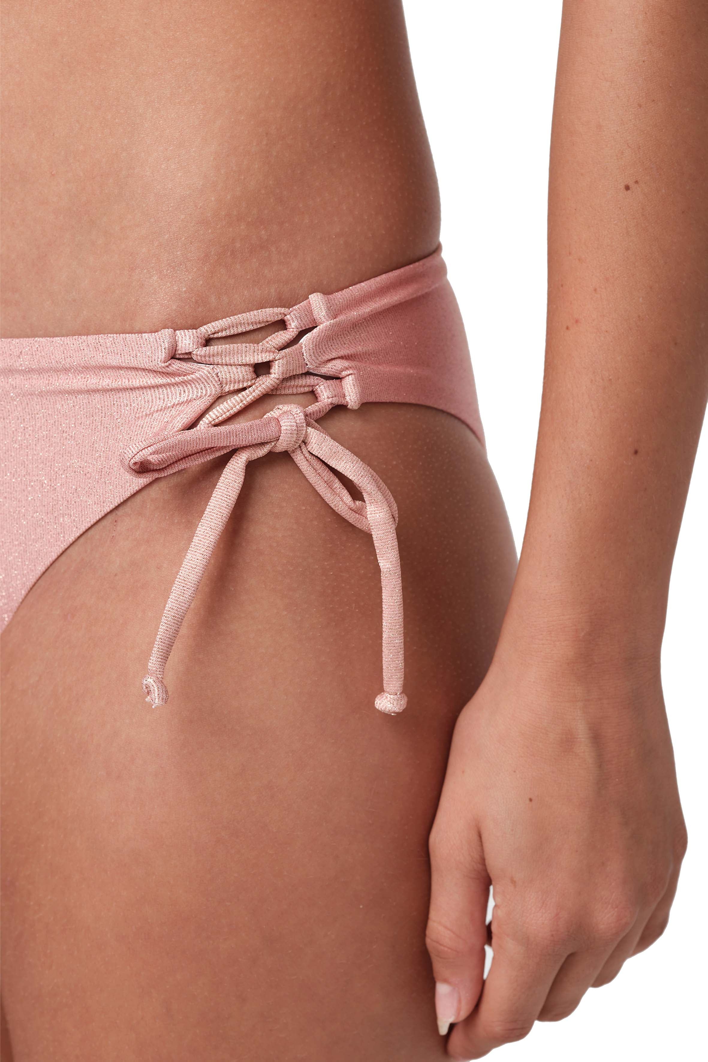 Front Row - Rose Glitter Bikini Set (FINAL SALE)