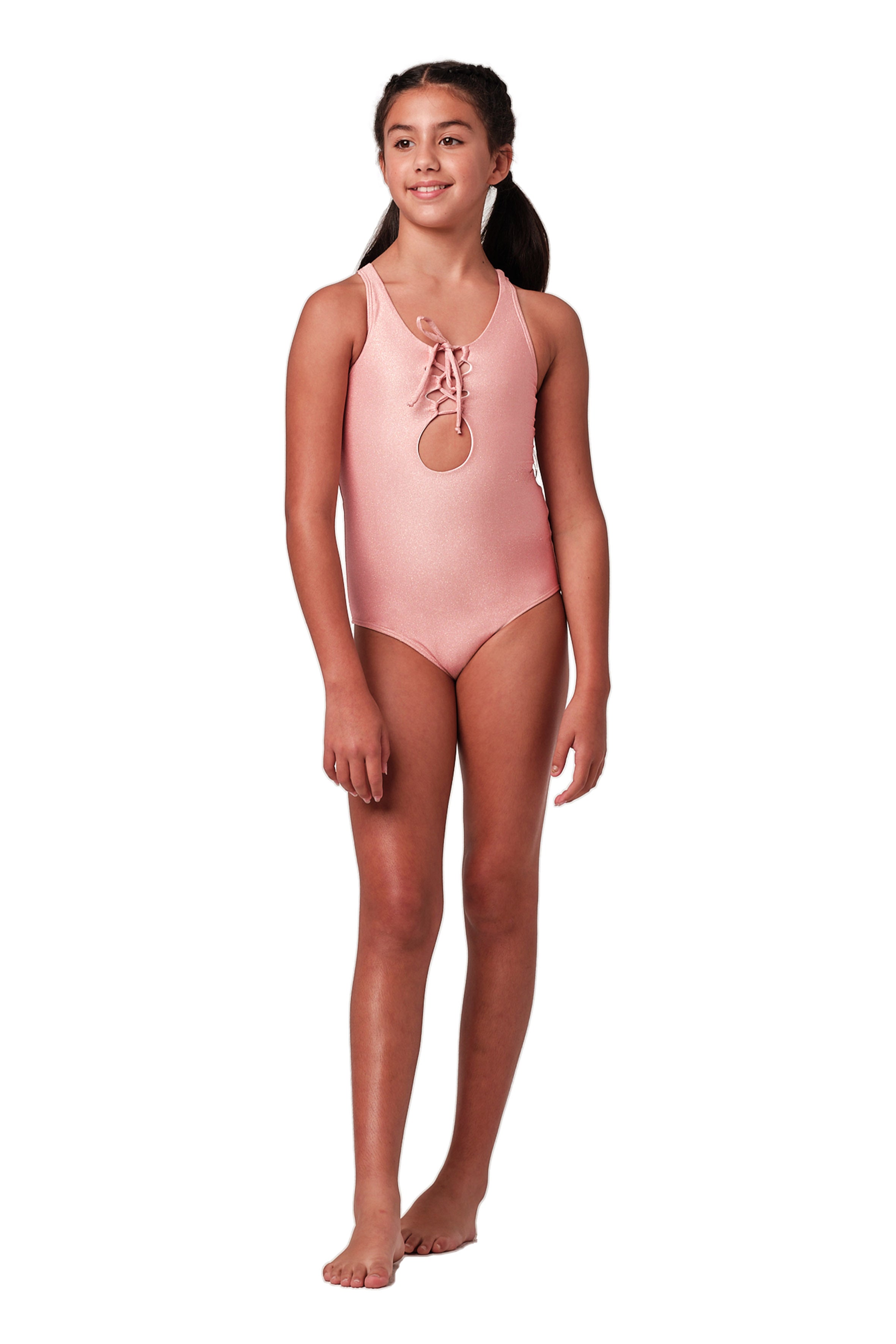 Sleek - Rose Glitter One Piece (FINAL SALE)
