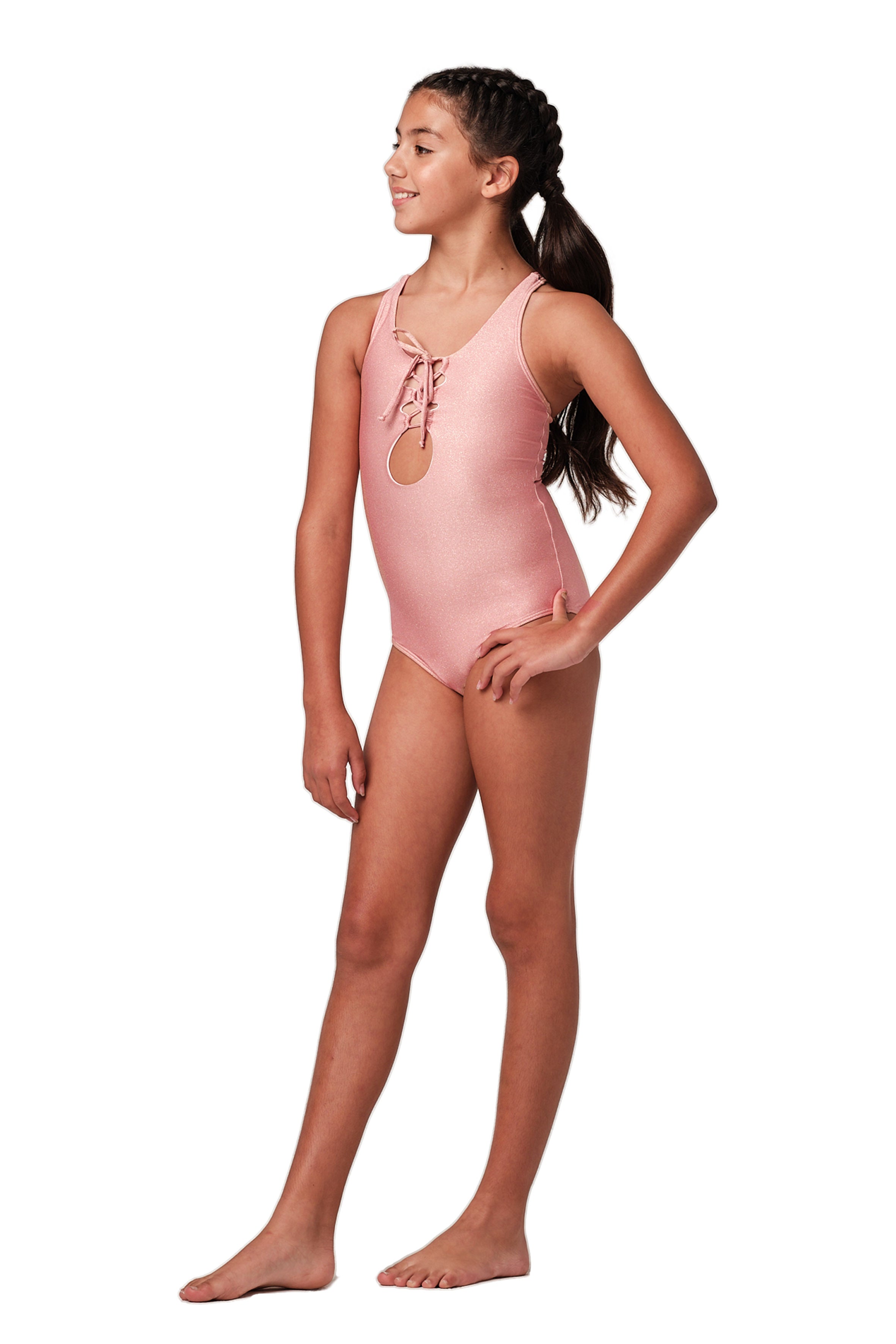 Sleek - Rose Glitter One Piece (FINAL SALE)