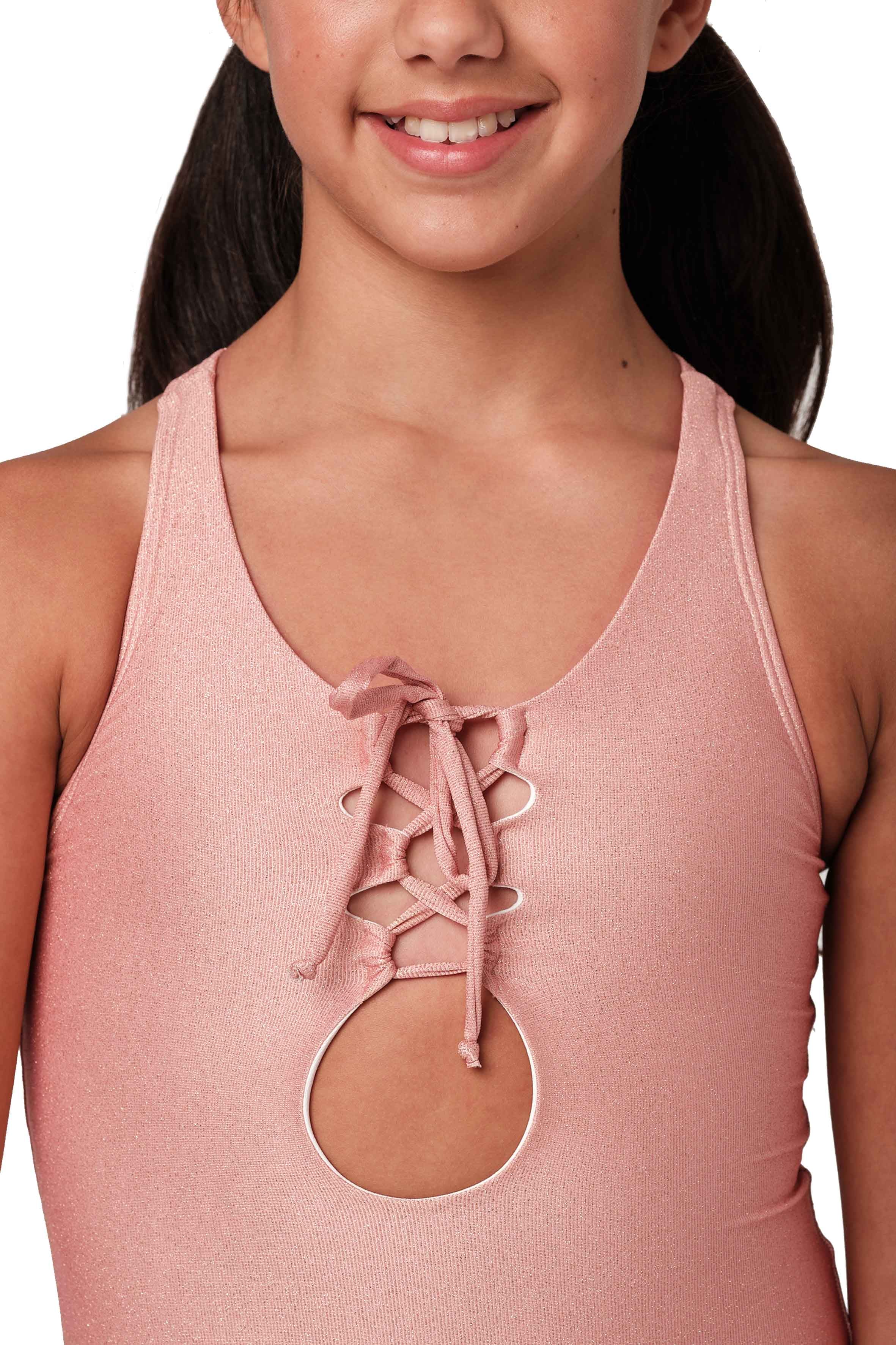 Sleek - Rose Glitter One Piece (FINAL SALE)