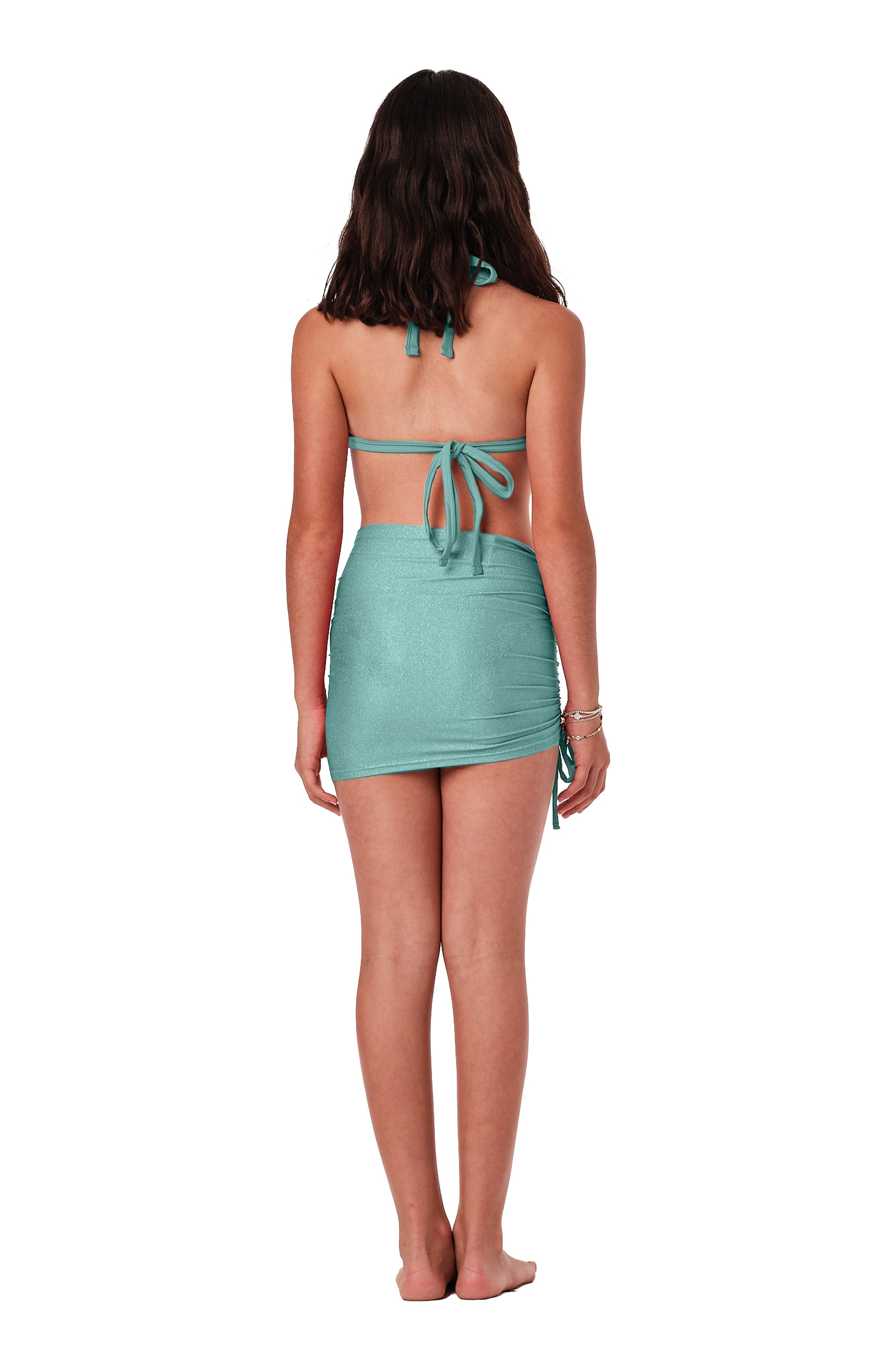 Scrunch It - Aqua Glitter Cover Up (FINAL SALE)