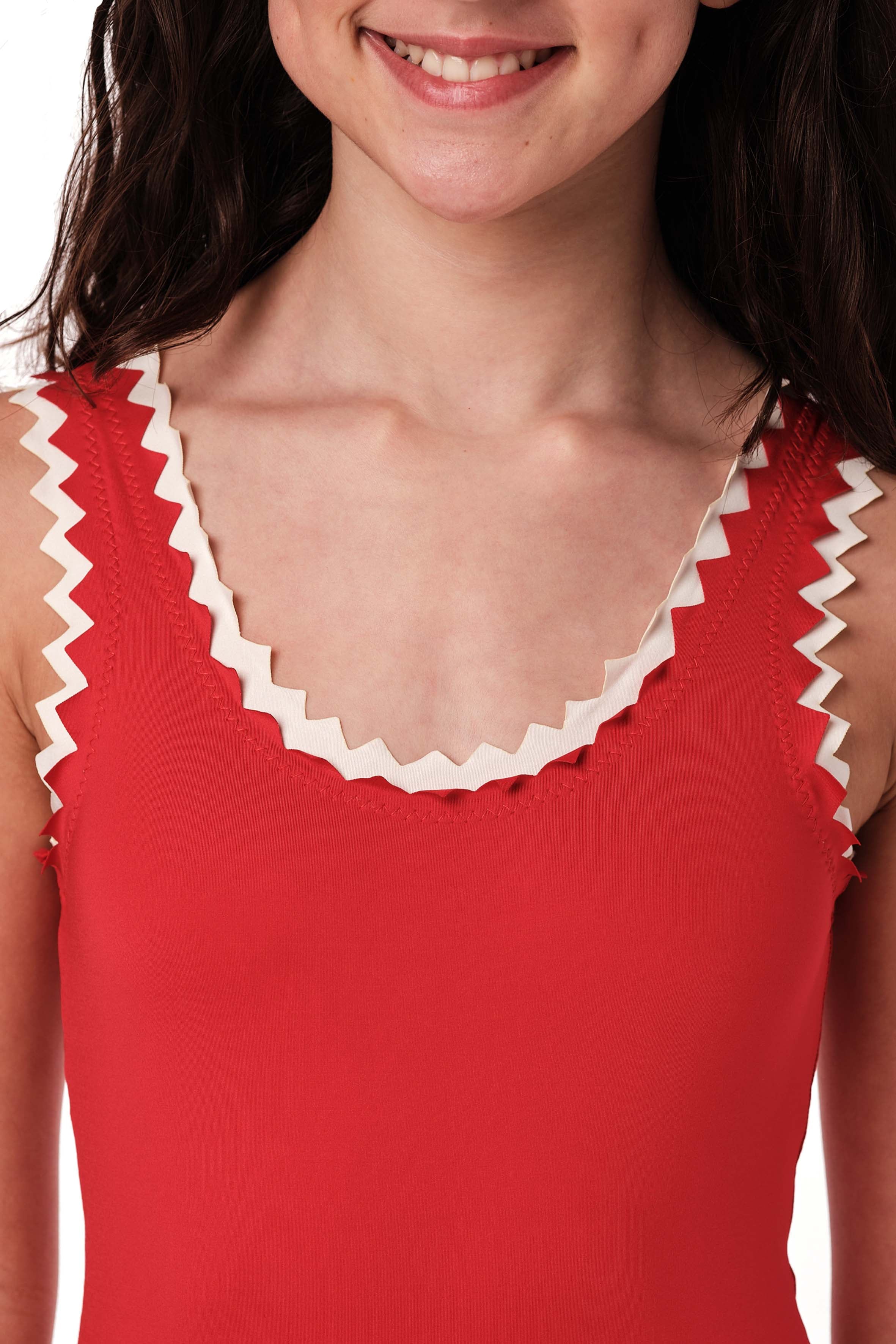 Laser Vision - Red One Piece  (FINAL SALE)