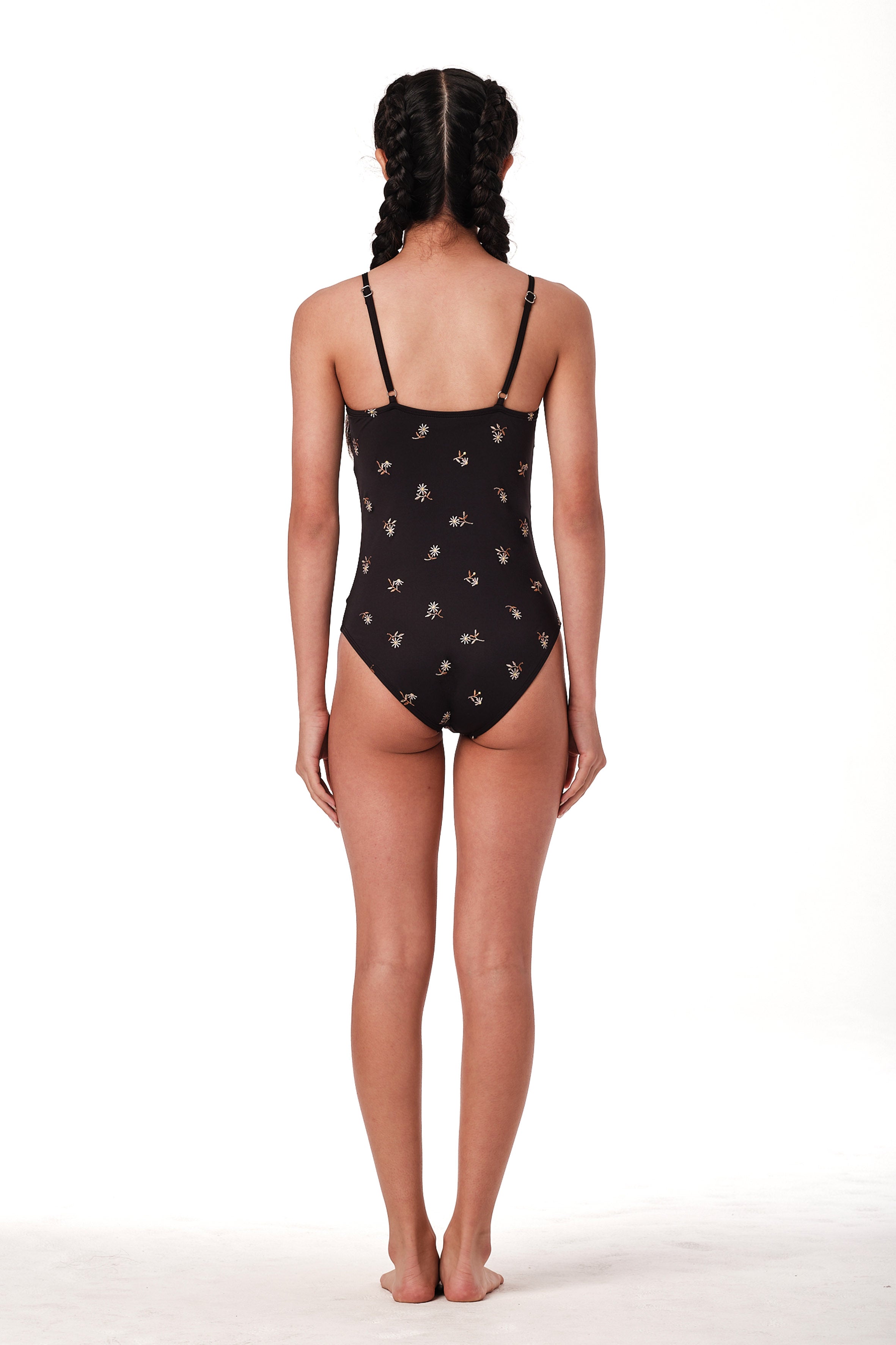 Under Covered - Mini Garden Black One Piece  (FINAL SALE)