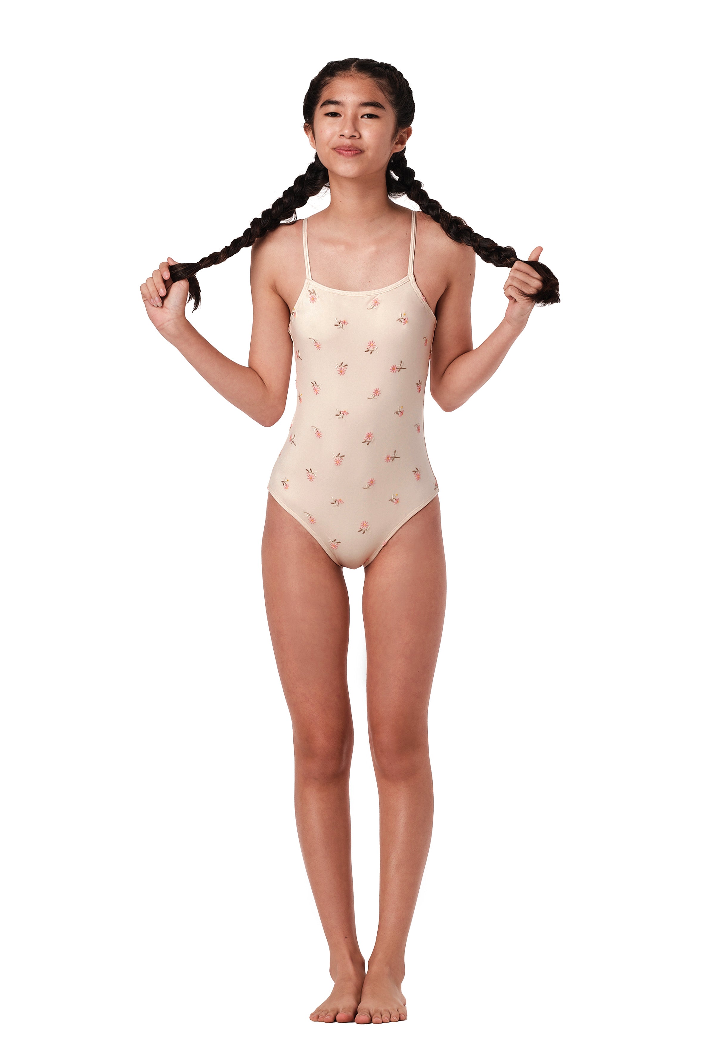 Under Covered - Mini Garden Cream One Piece  (FINAL SALE)