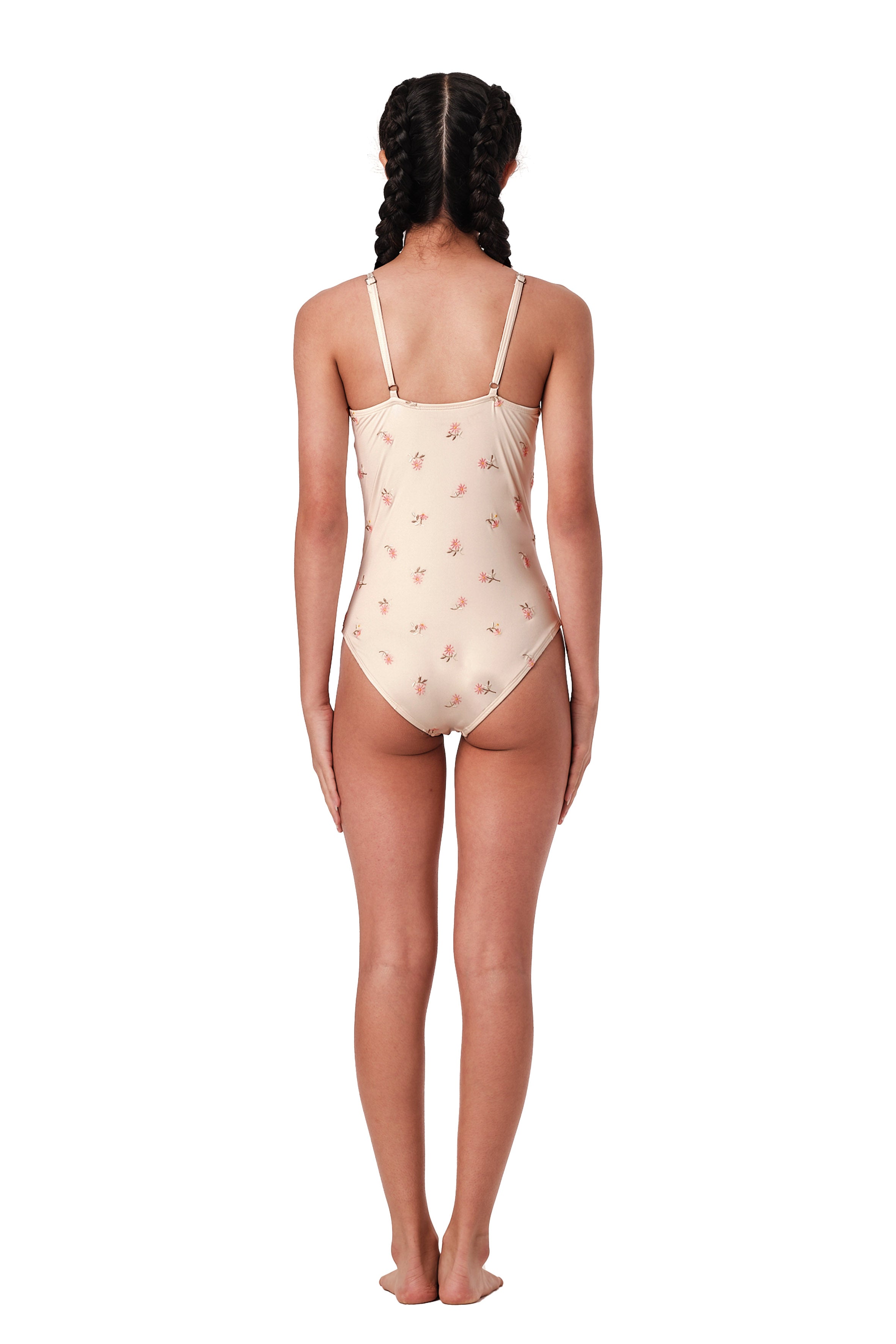 Under Covered - Mini Garden Cream One Piece  (FINAL SALE)