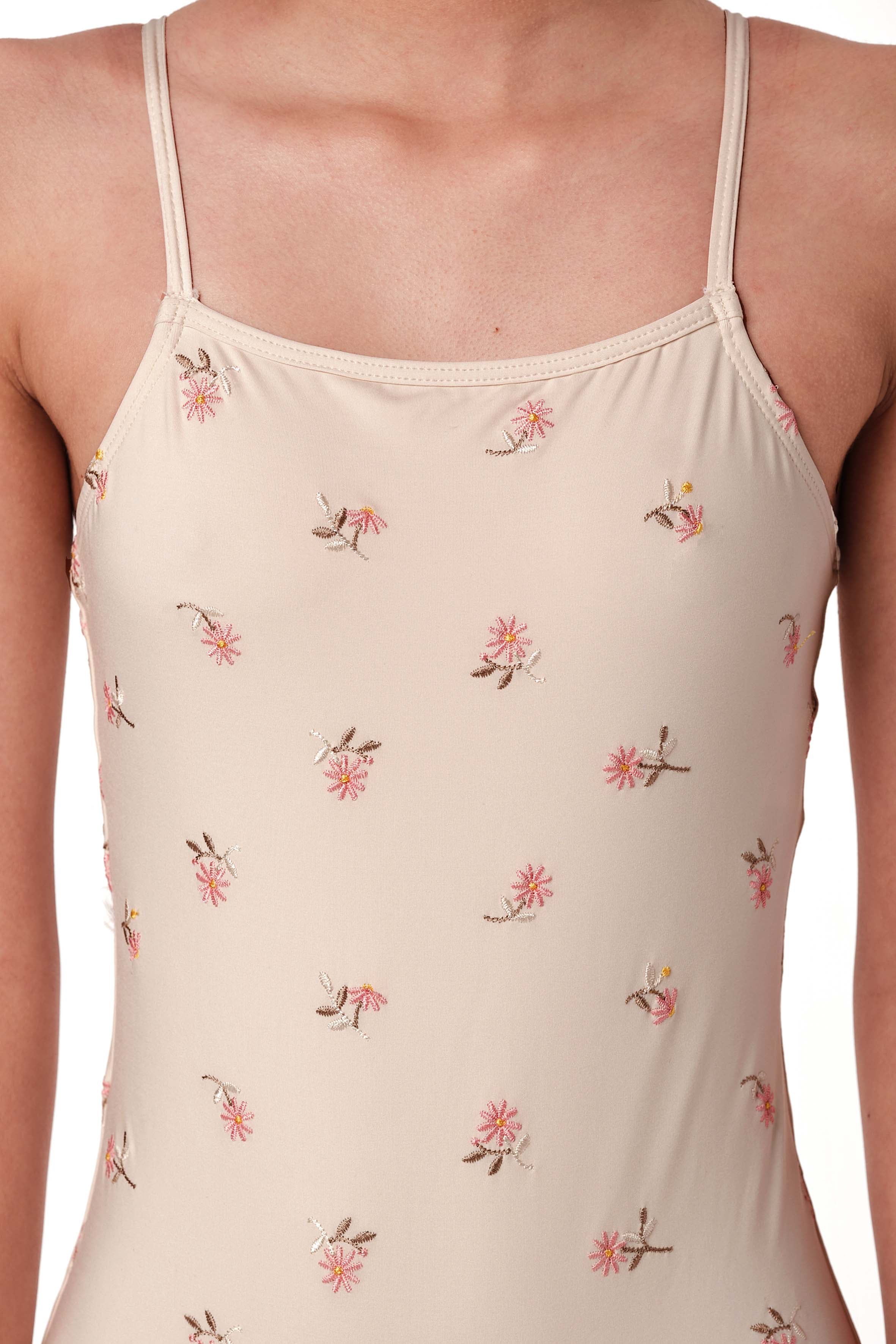 Under Covered - Mini Garden Cream One Piece  (FINAL SALE)