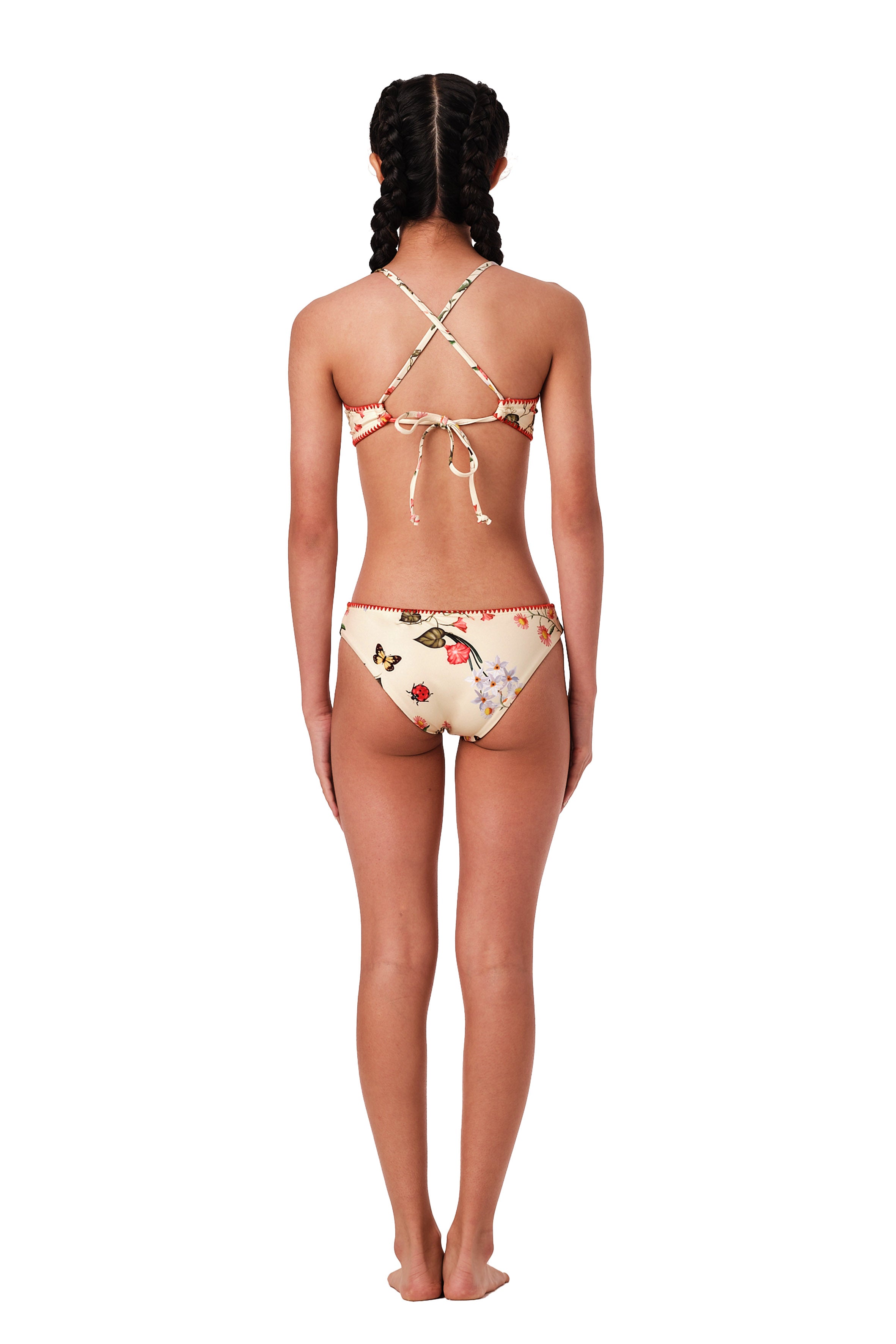Stitched - Full Bloom Yellow Bikini Set (FINAL SALE)