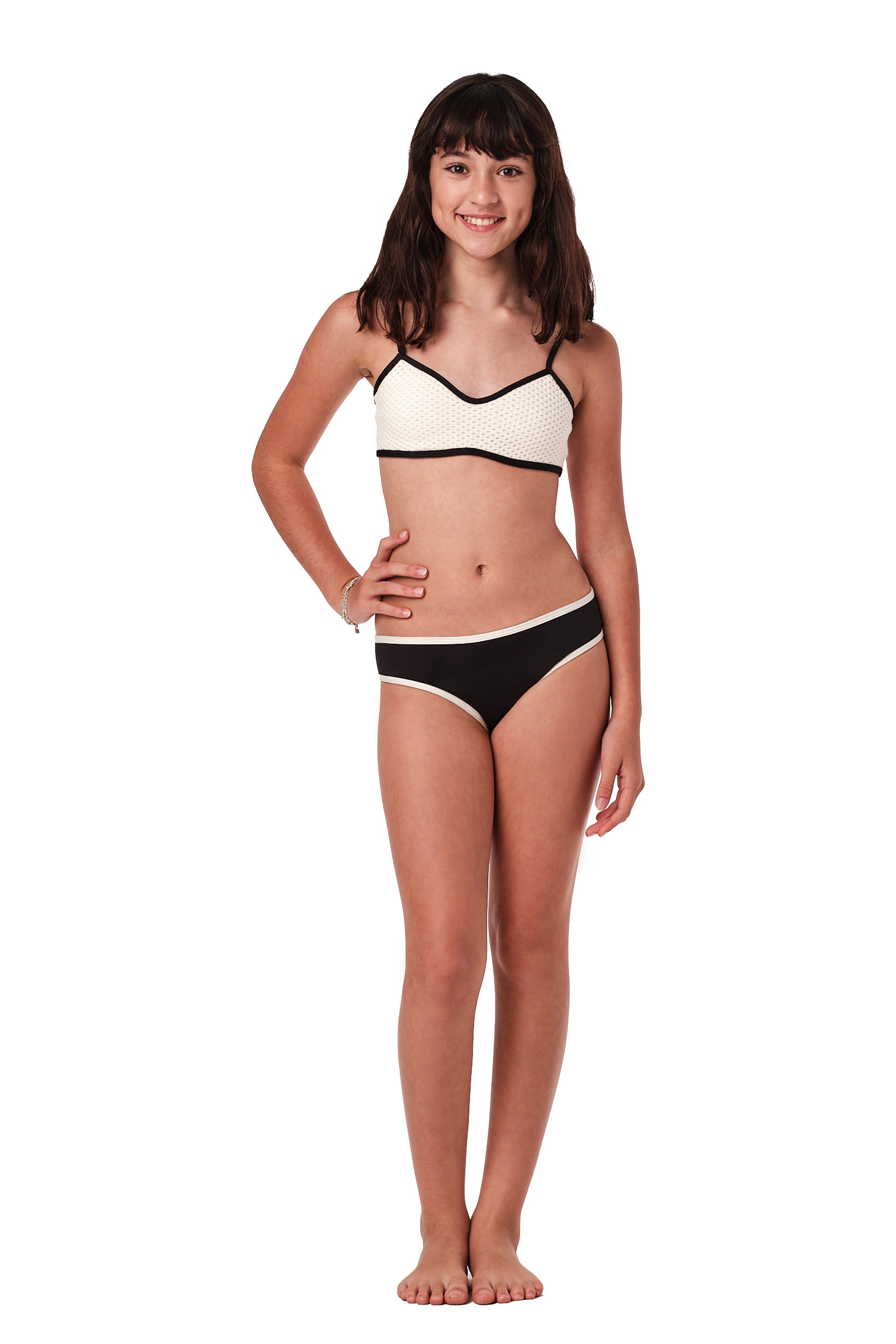 So Chic -  Black Crochet Bikini Set (FINAL SALE)