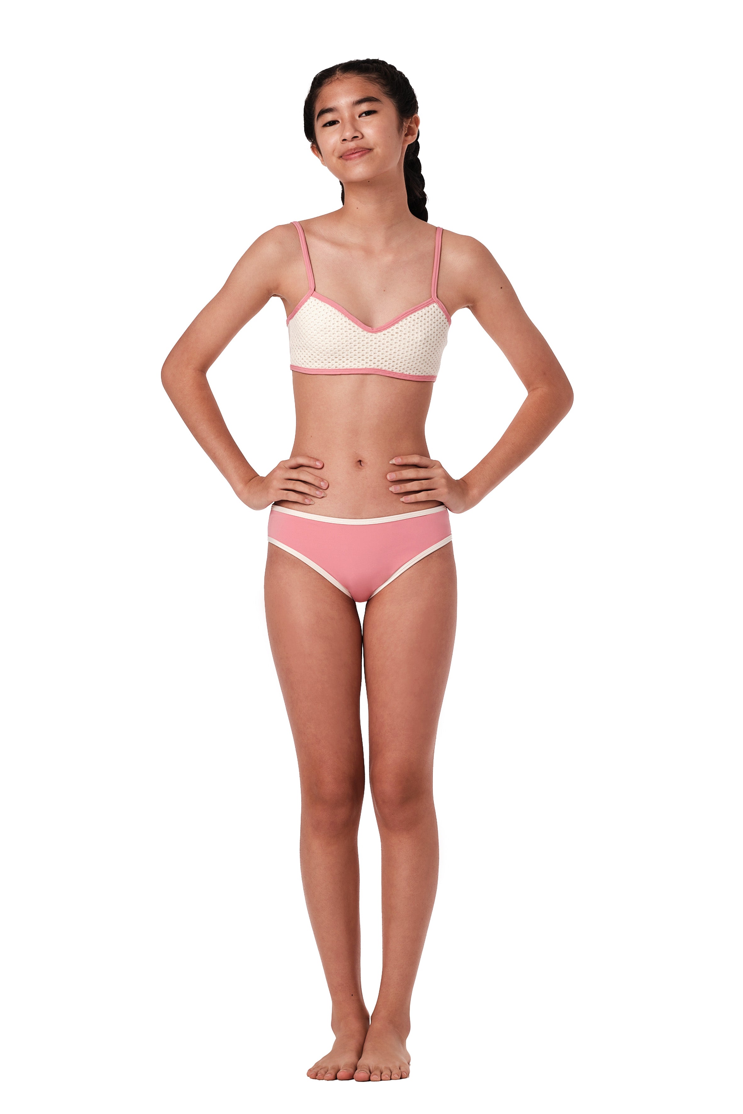 So Chic - Blush Crochet Bikini Set (FINAL SALE)
