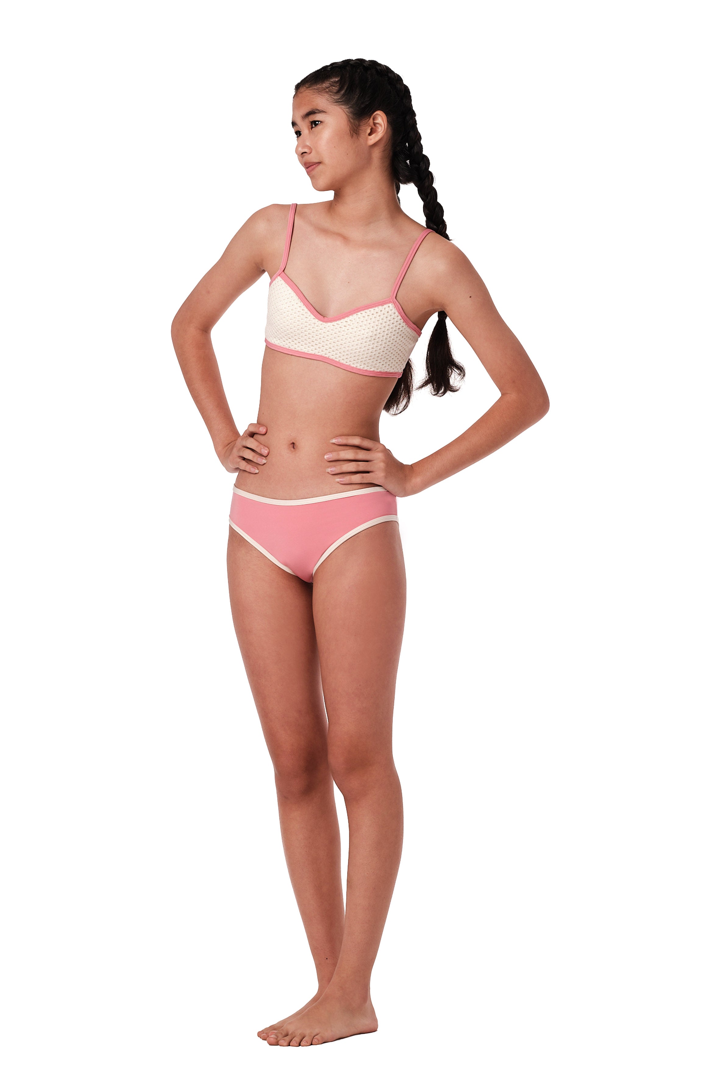 So Chic - Blush Crochet Bikini Set (FINAL SALE)