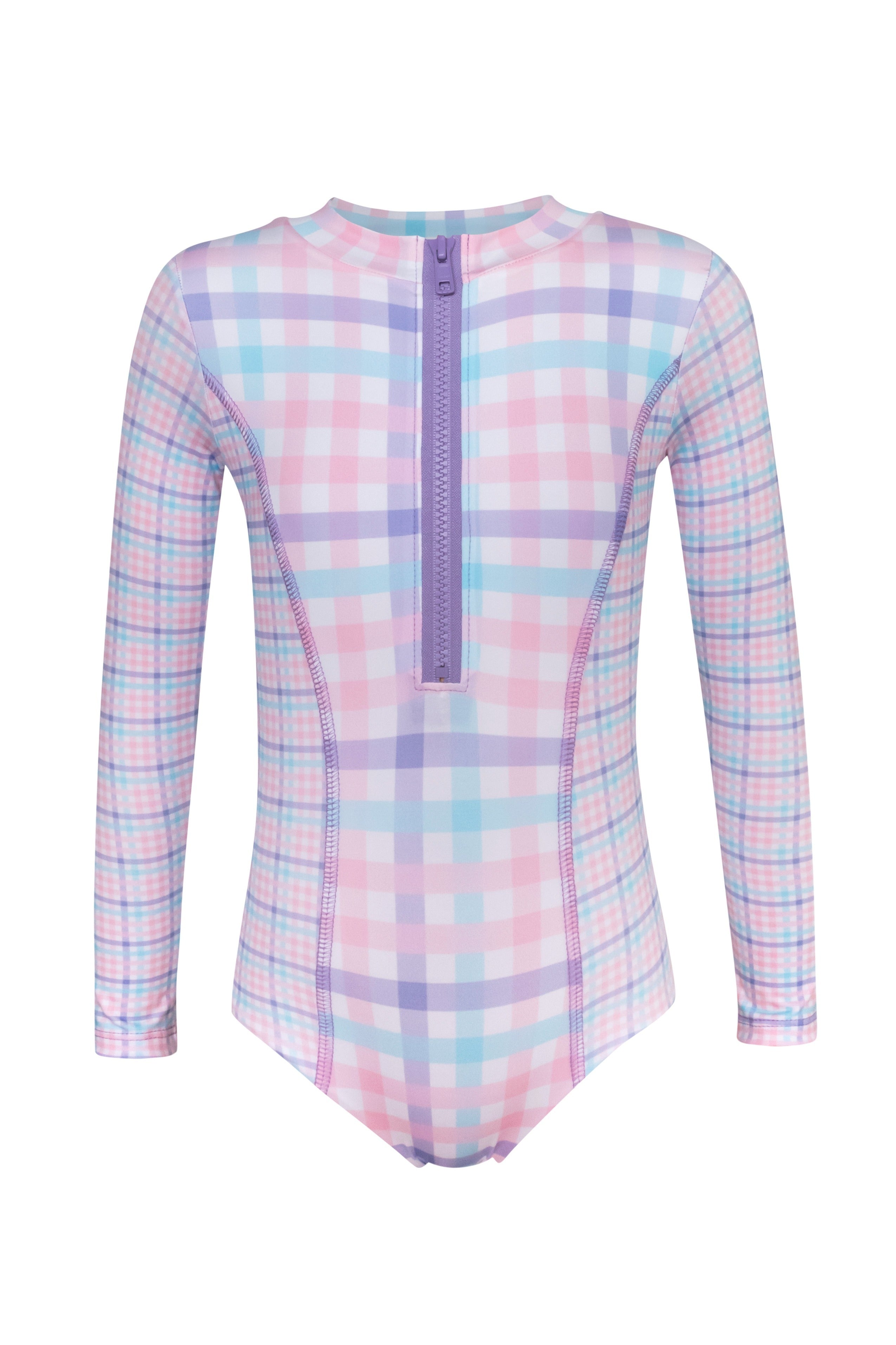 Scooba Doo - Gingham Peri One Piece