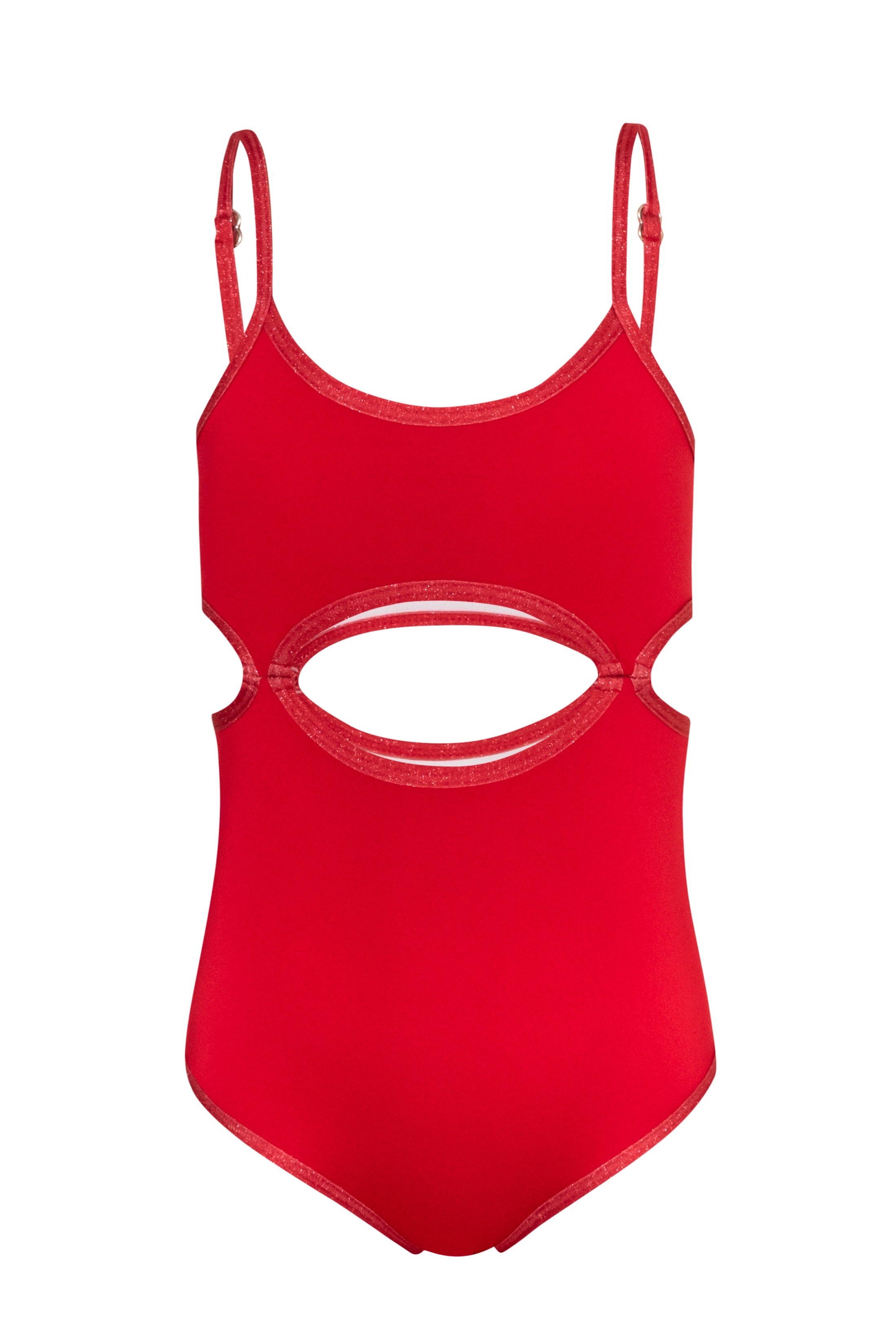 Holy Chic -  Red Glitter One Piece