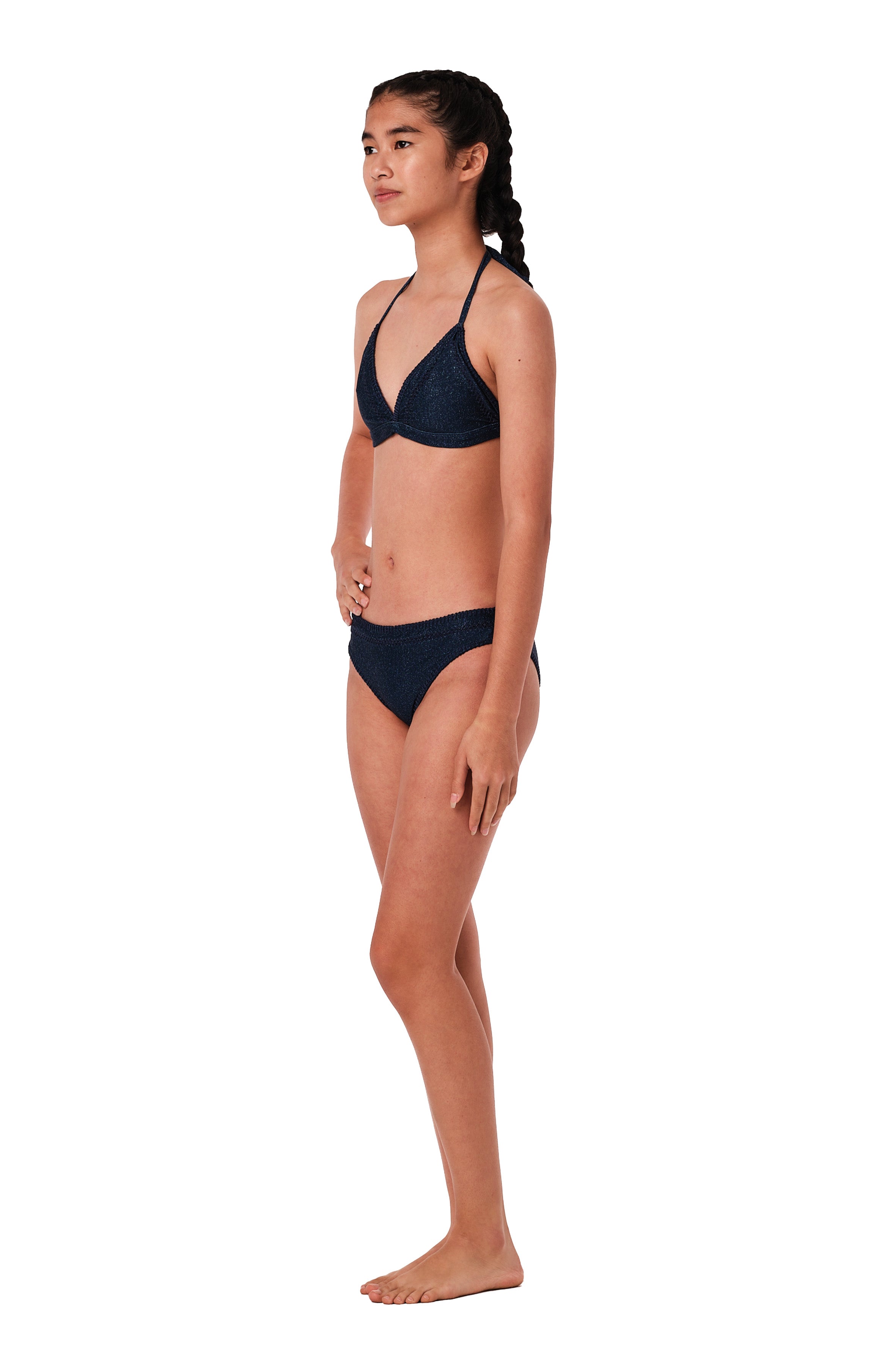 Try Angle - Navy Glitter Bikini Set (FINAL SALE)