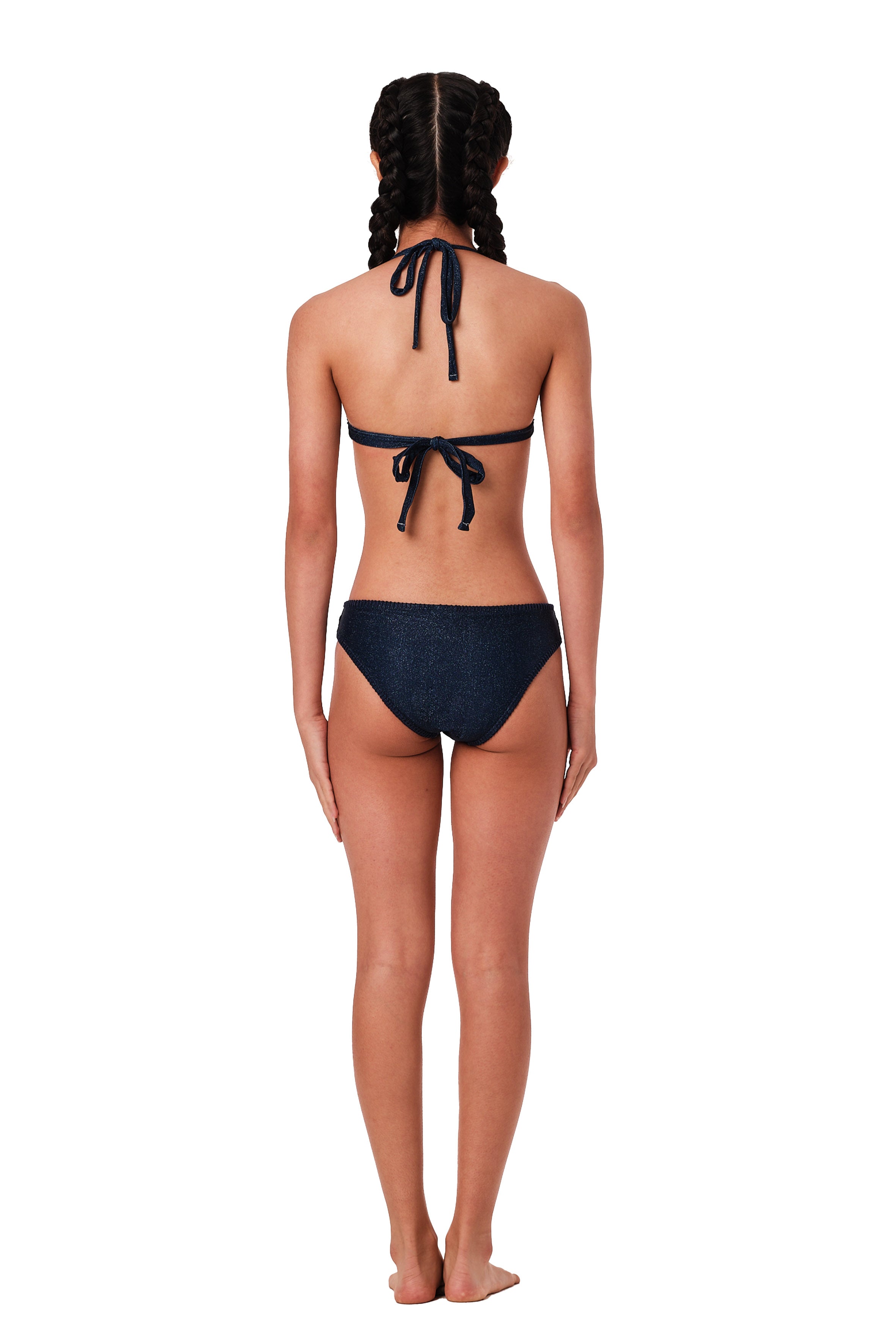 Try Angle - Navy Glitter Bikini Set (FINAL SALE)