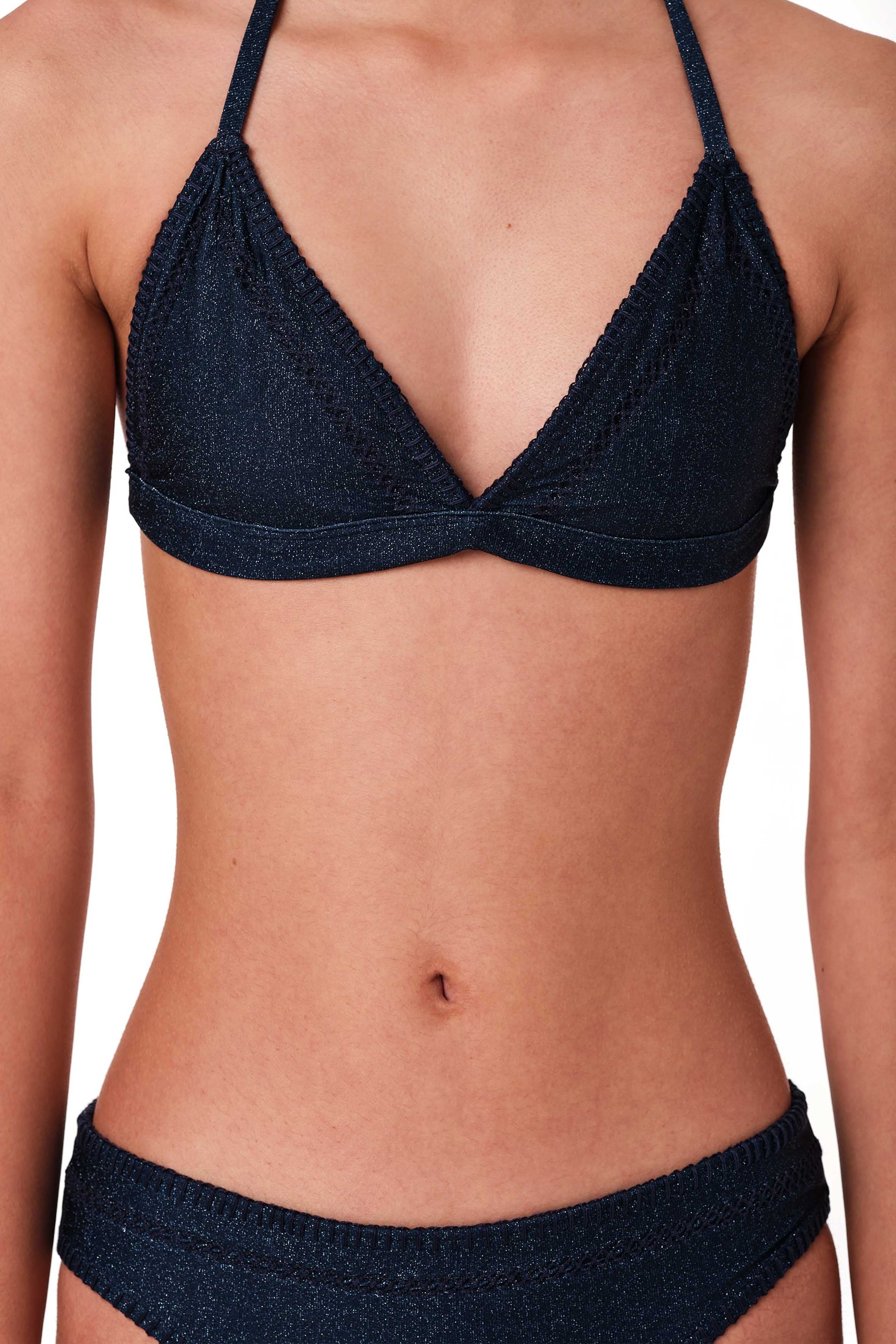 Try Angle - Navy Glitter Bikini Set (FINAL SALE)