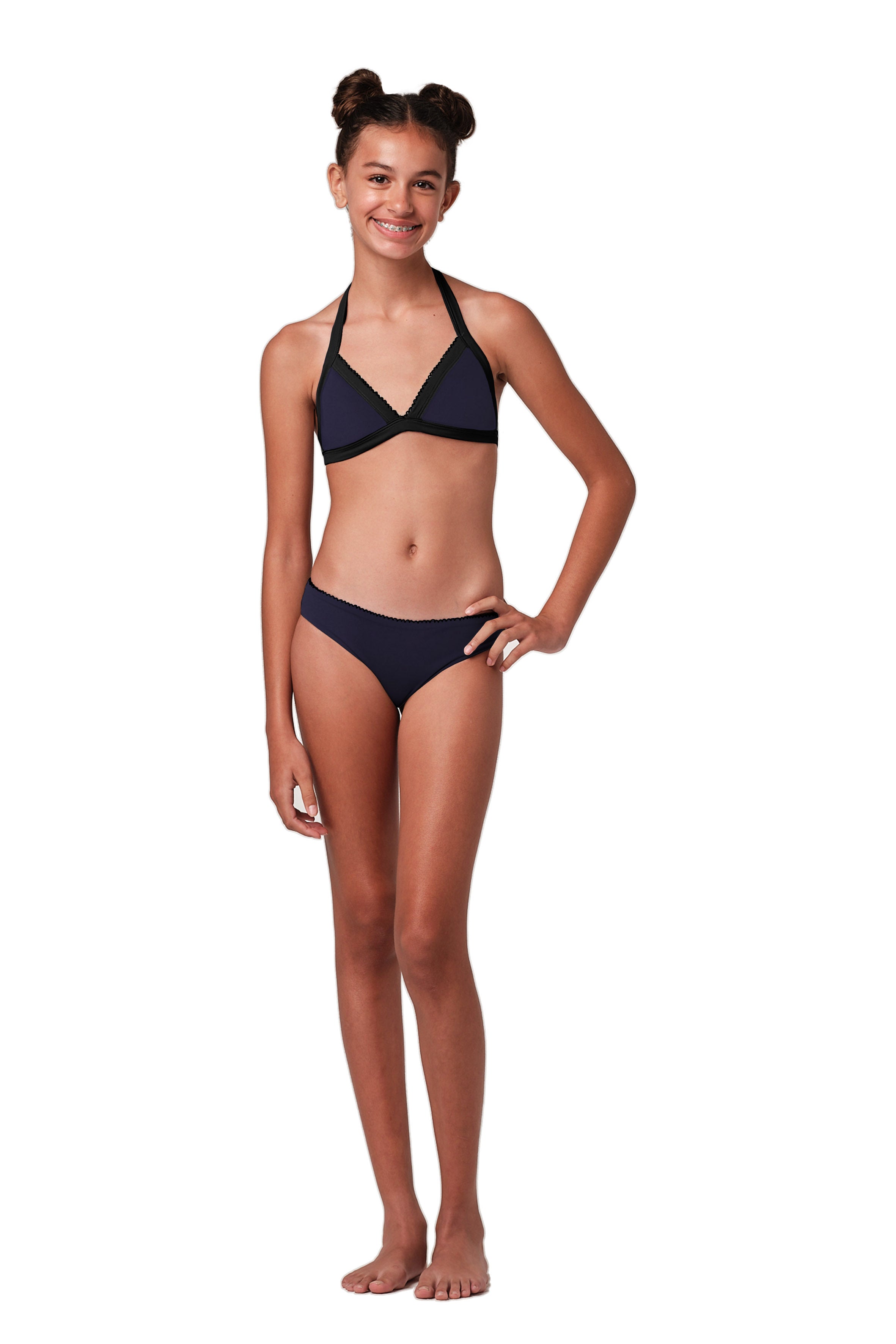 Beach Scene - Navy Bikini Set (FINAL SALE)