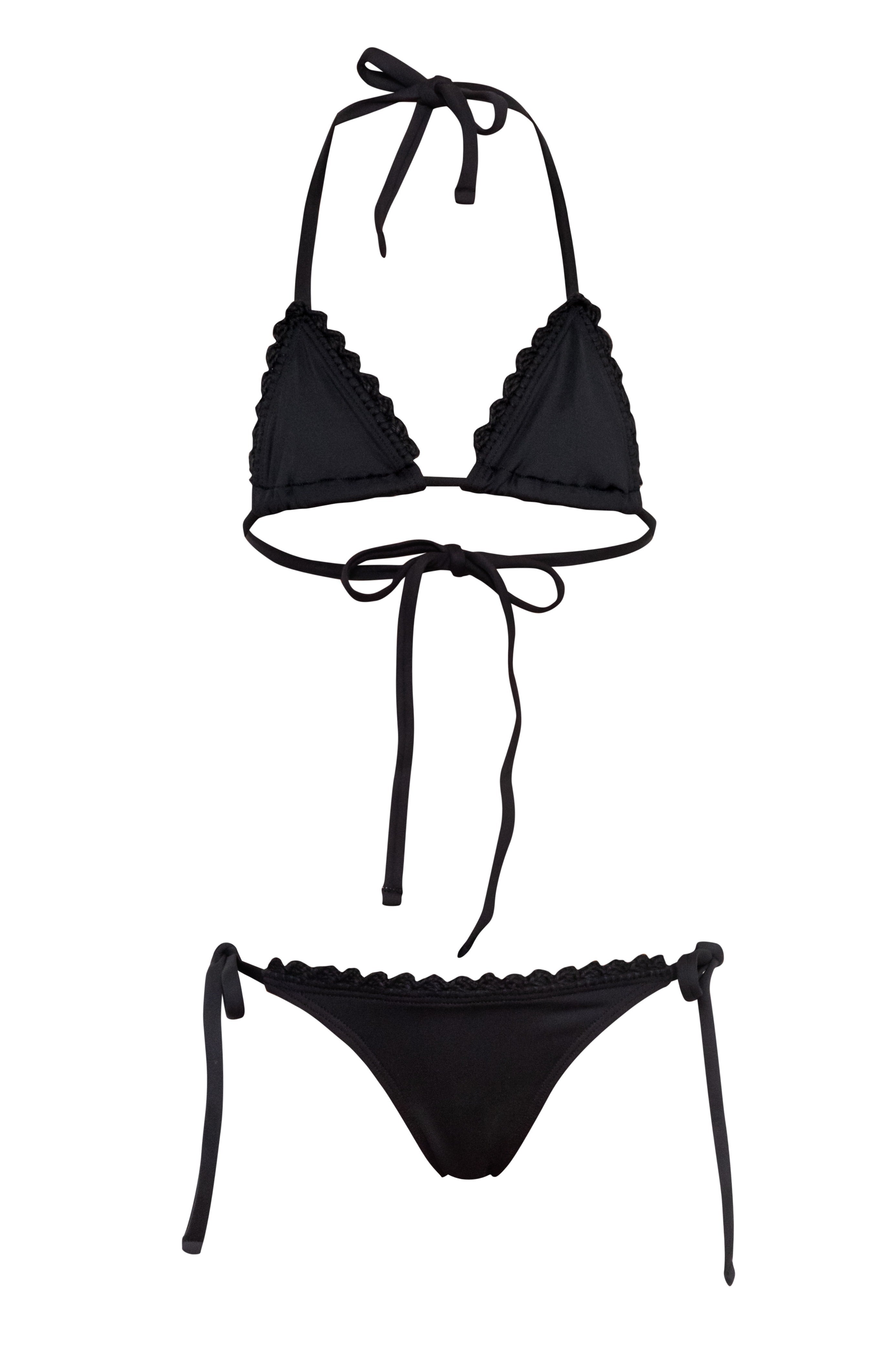 Crochet - Black Bikini Set