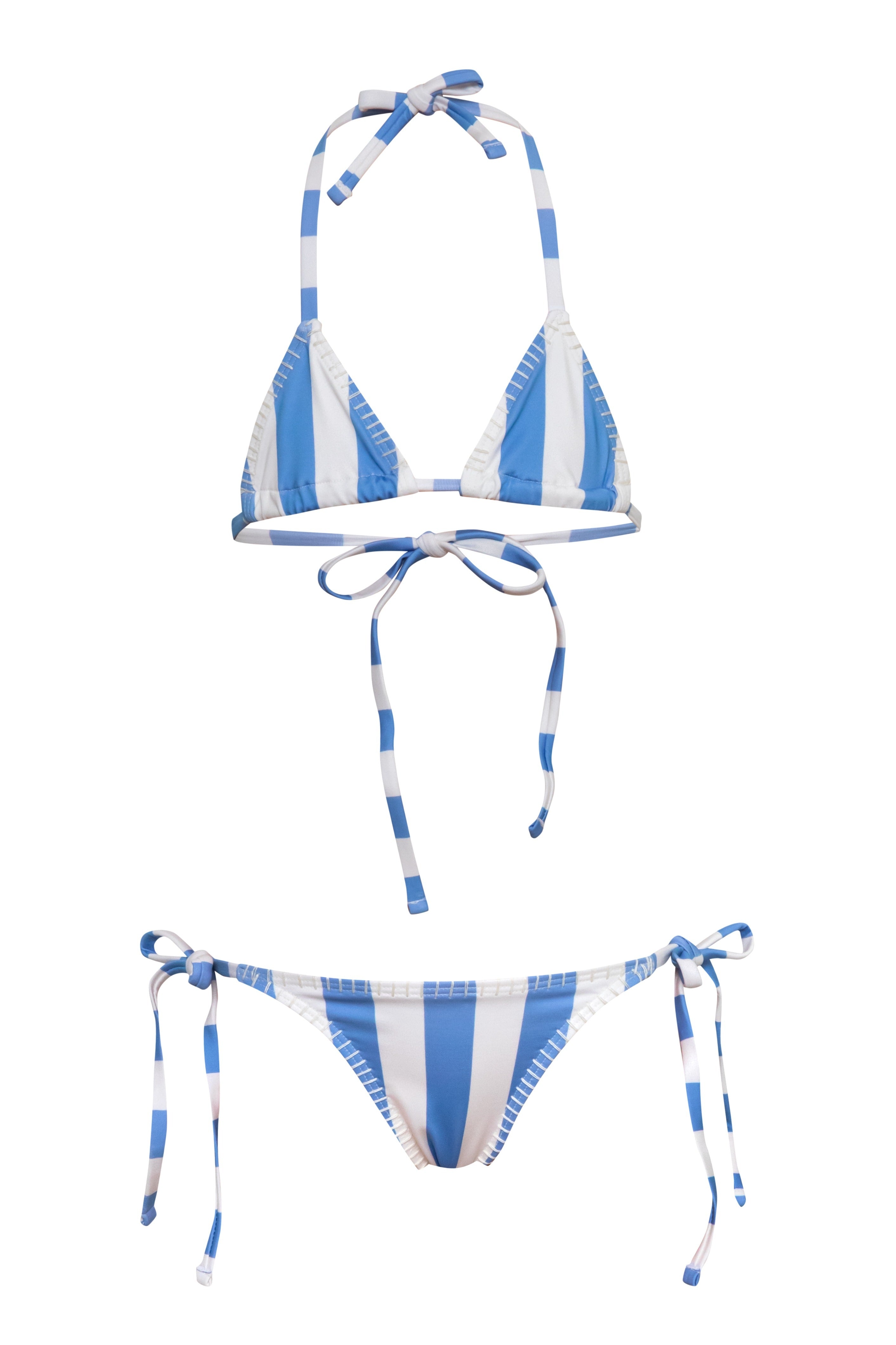The String - Lines Sky Bikini Set