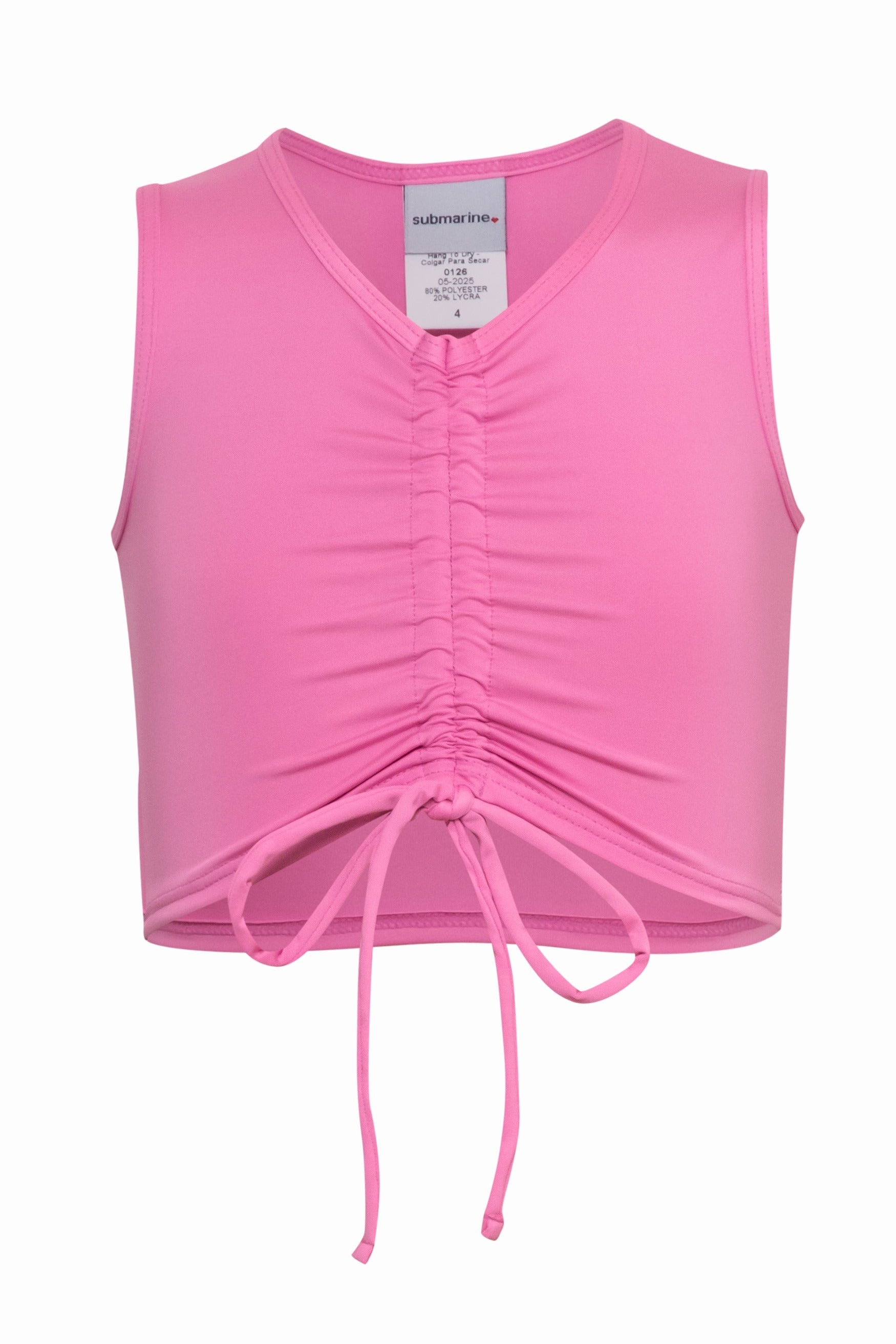 Pull Up - Pink Top Cover Up