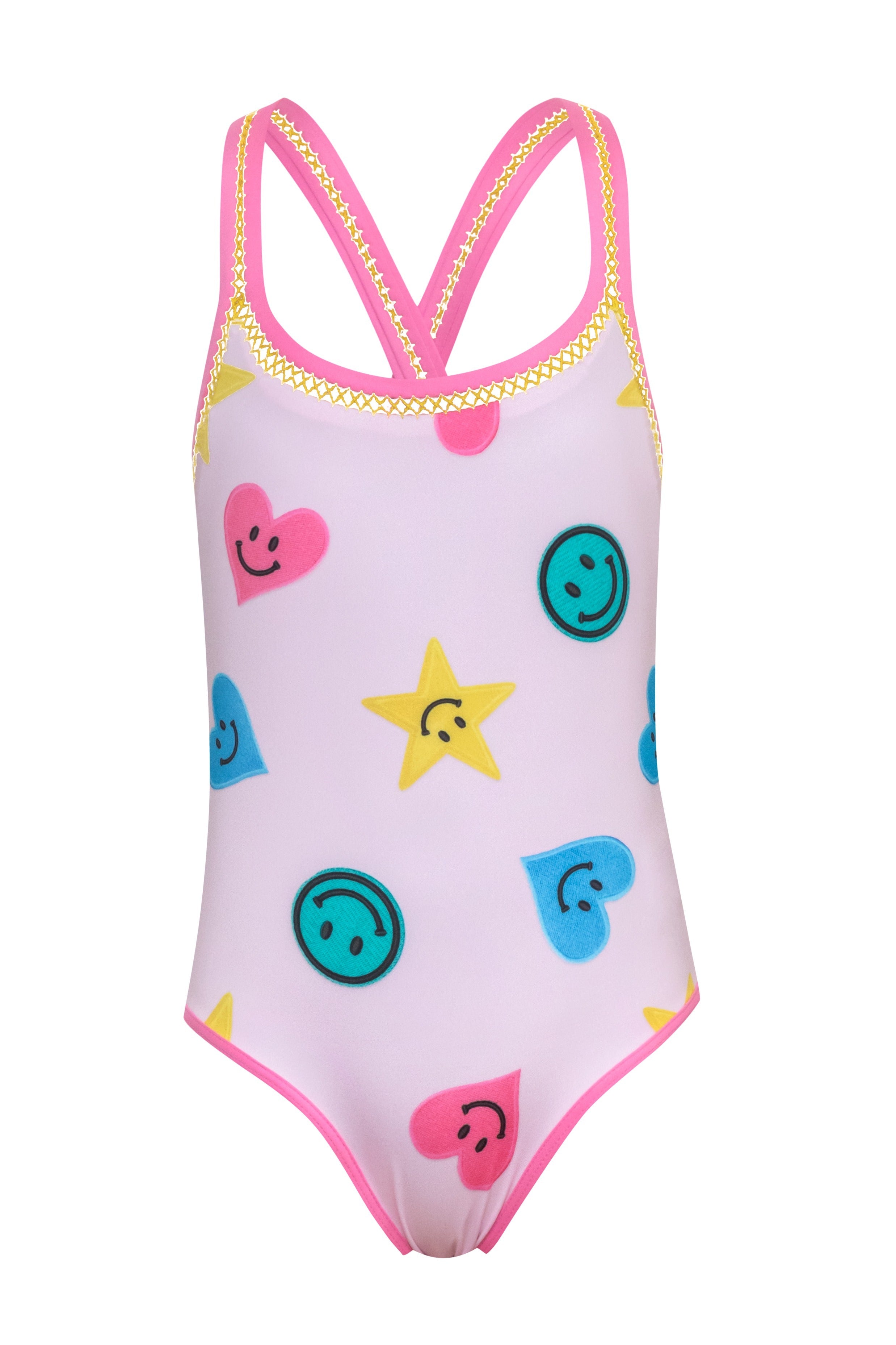 Crossed - Happy Day Pink One Piece