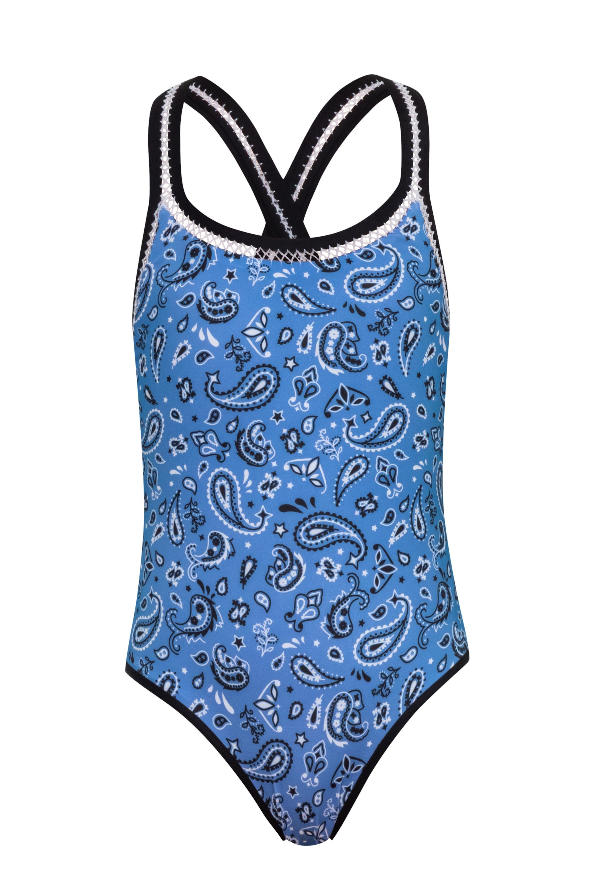 Crossed - Bandana Blue One Piece – Submarine Swim