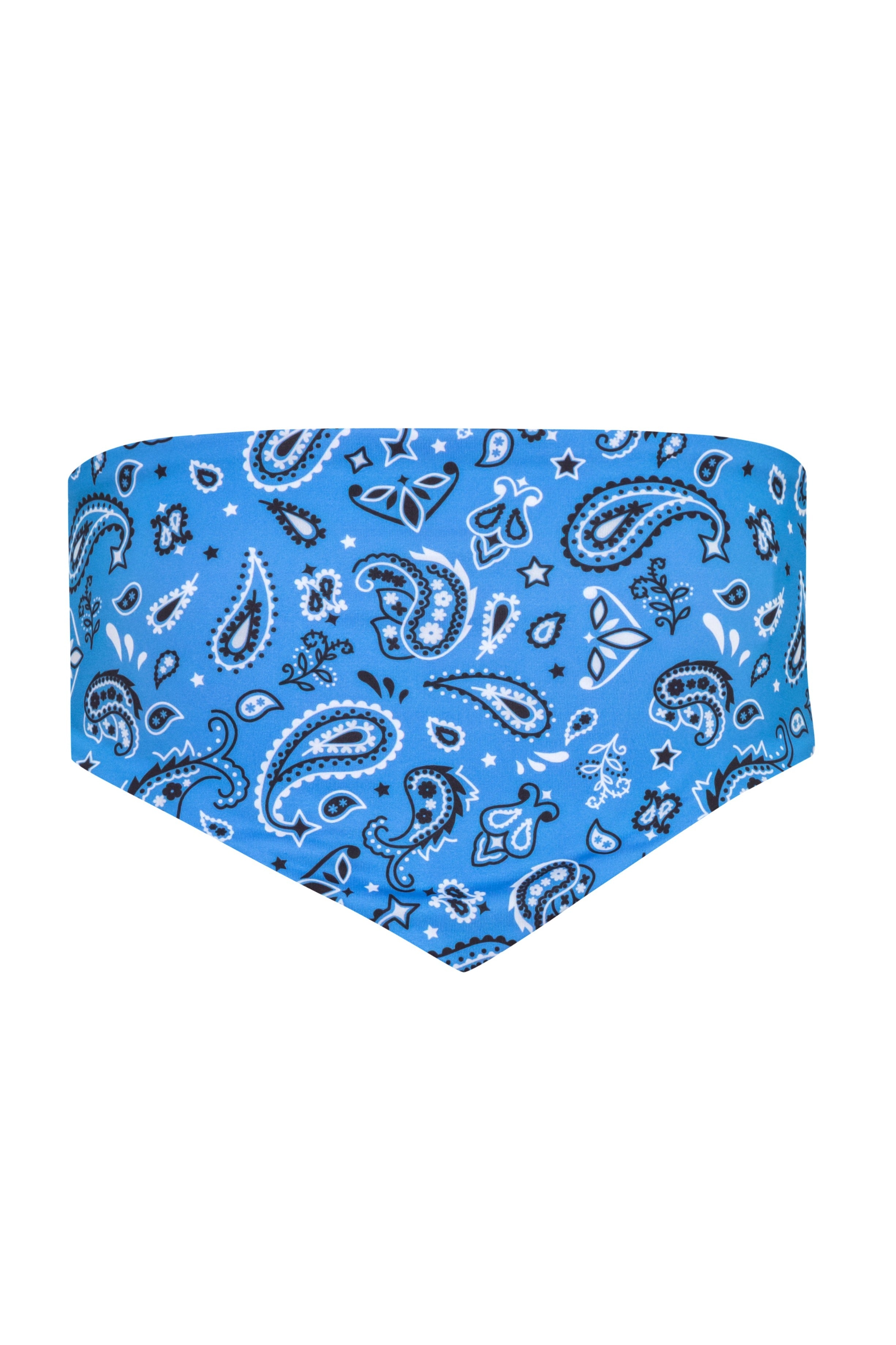 On Point - Bandana Blue Top