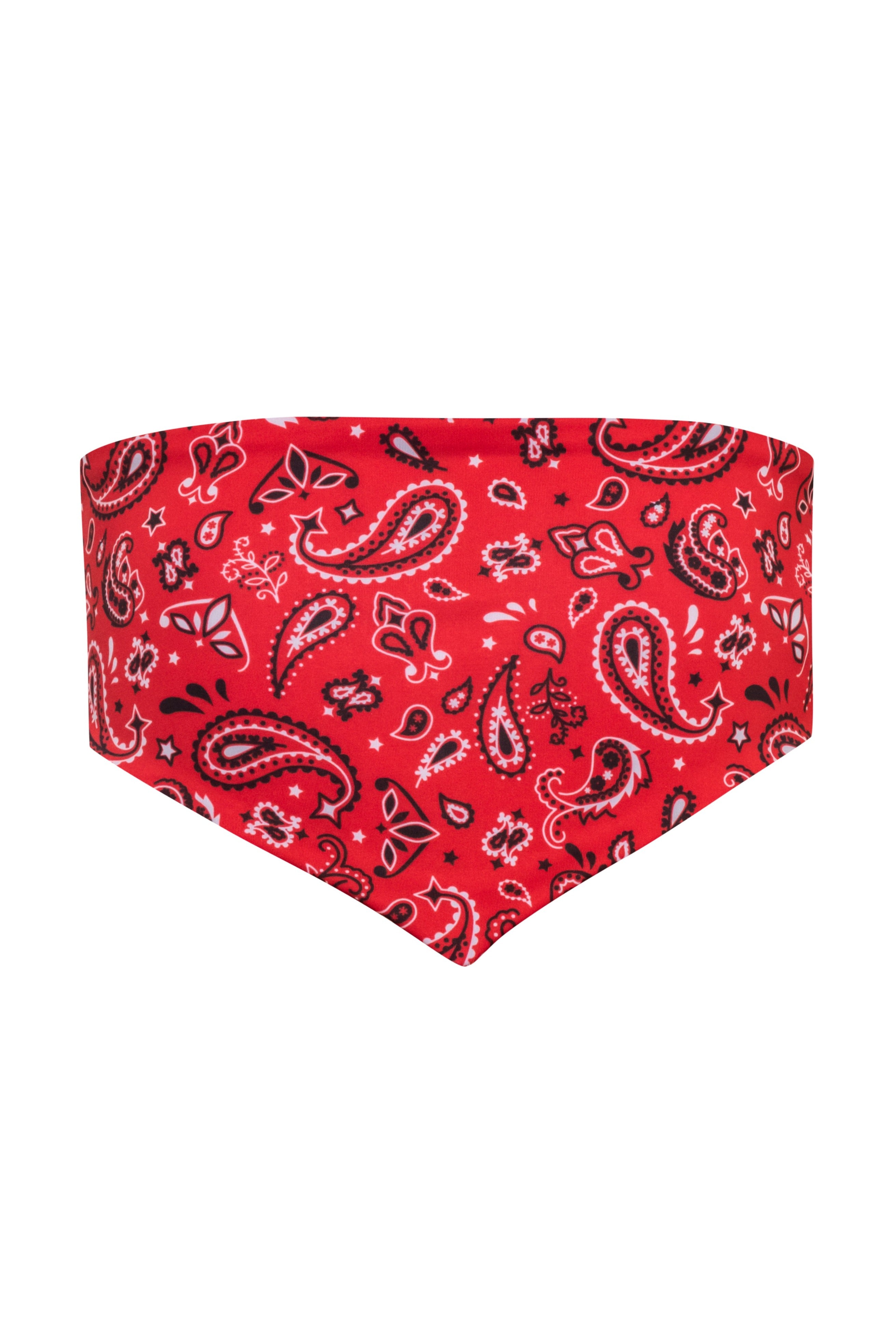 On Point -  Bandana Red Top