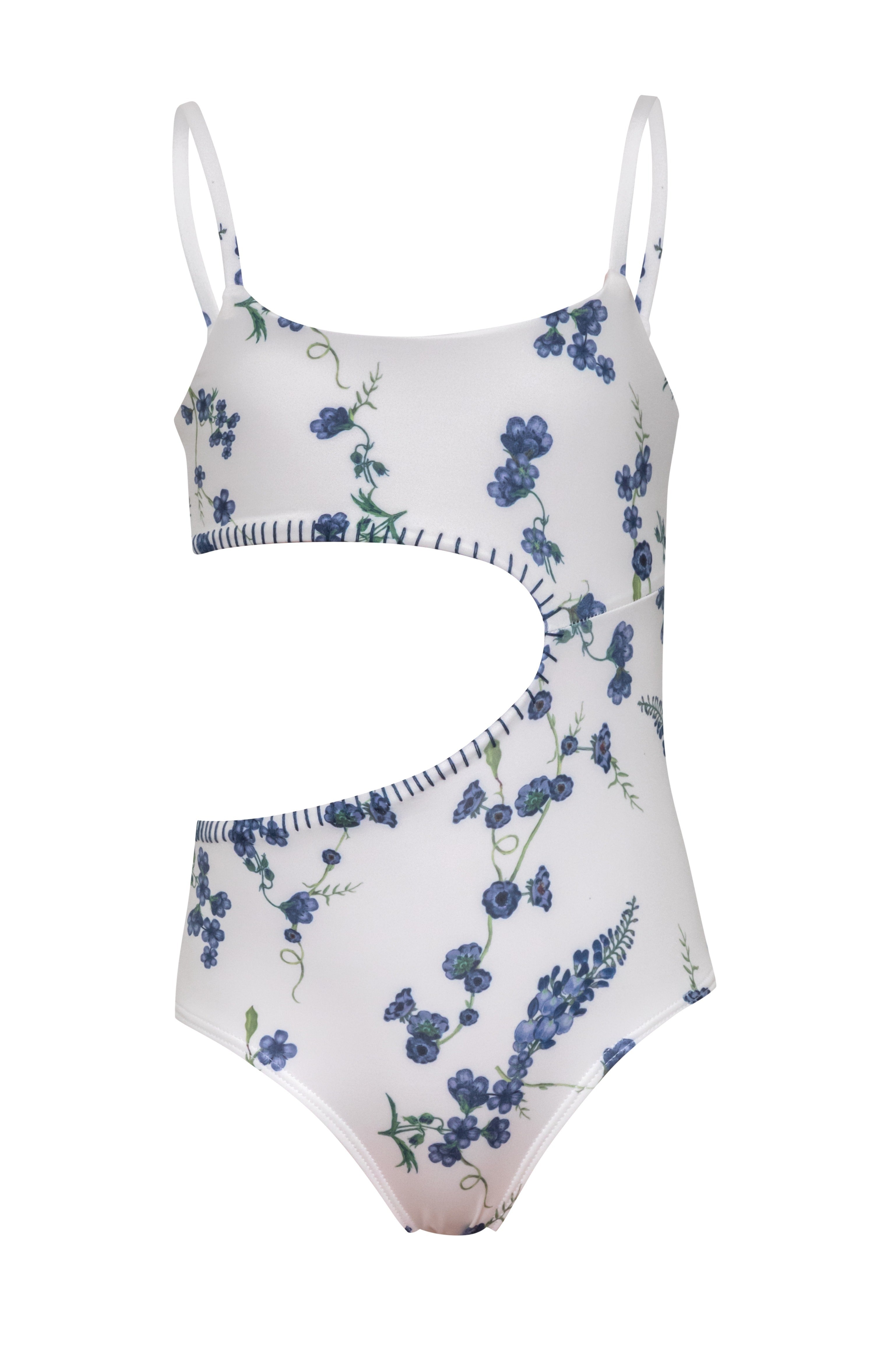 Let's Split - Fresia Navy One Piece
