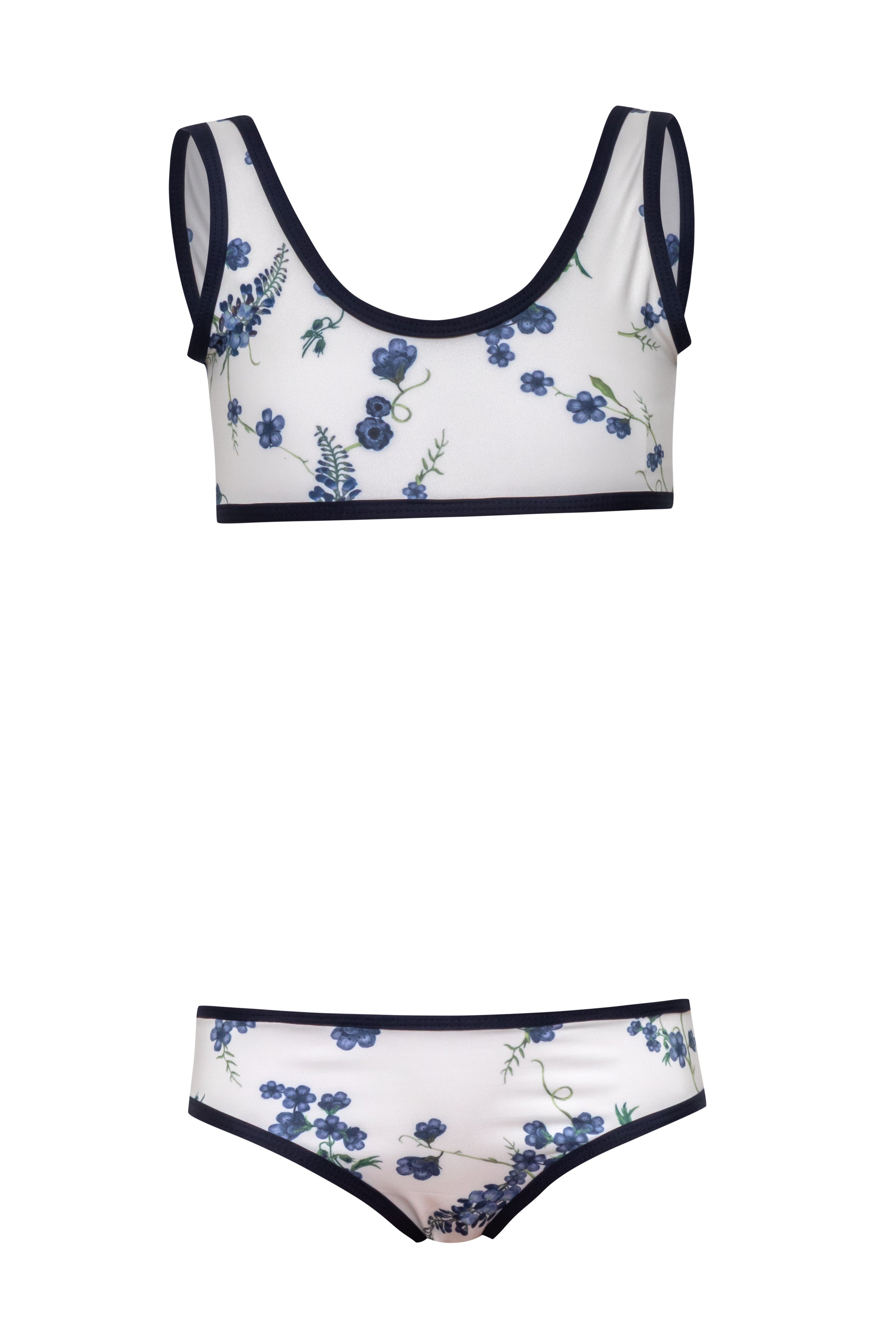 Back Up - Fresia Navy Bikini Set (FINAL SALE)