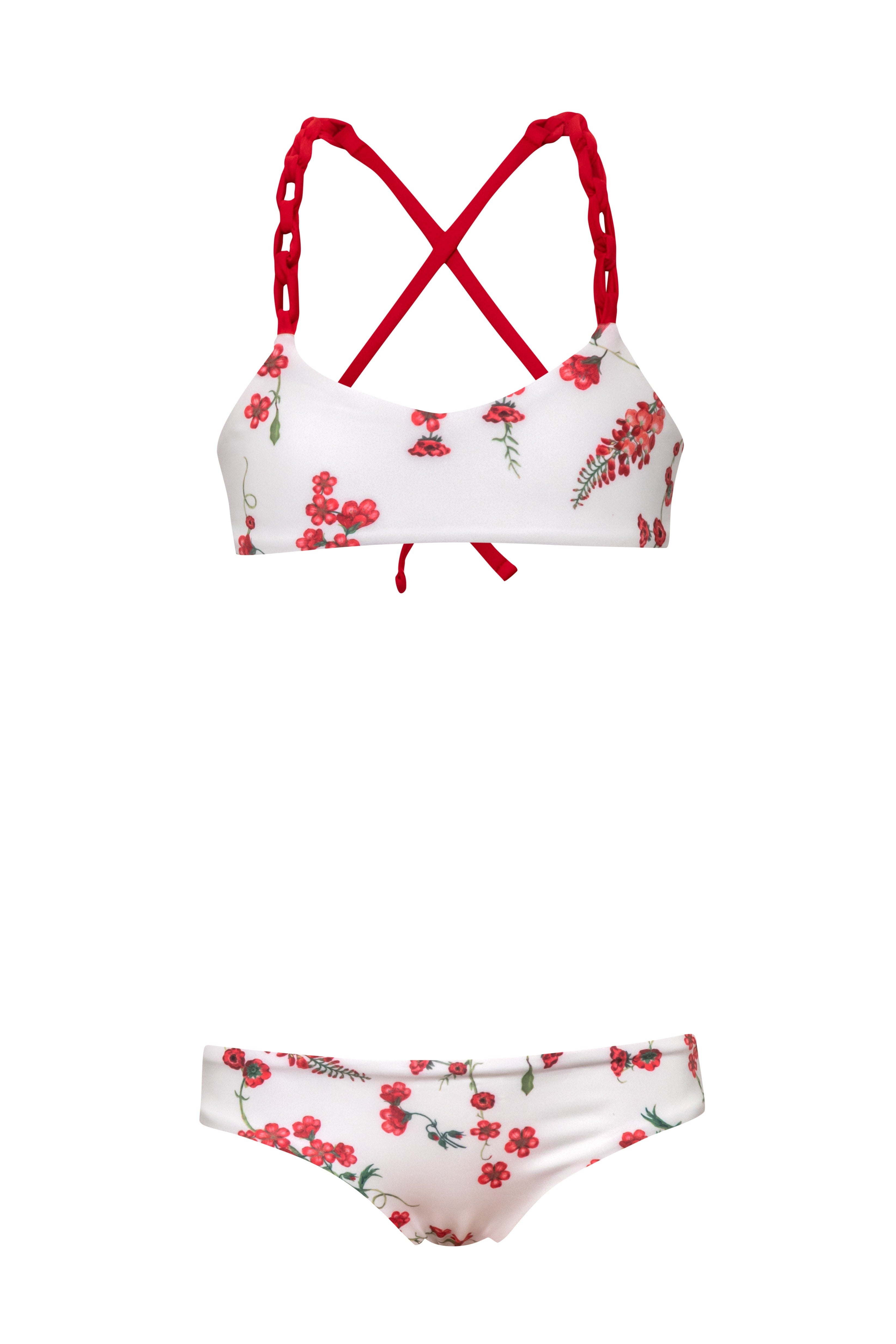 Linked - Fresia Red Bikini Set