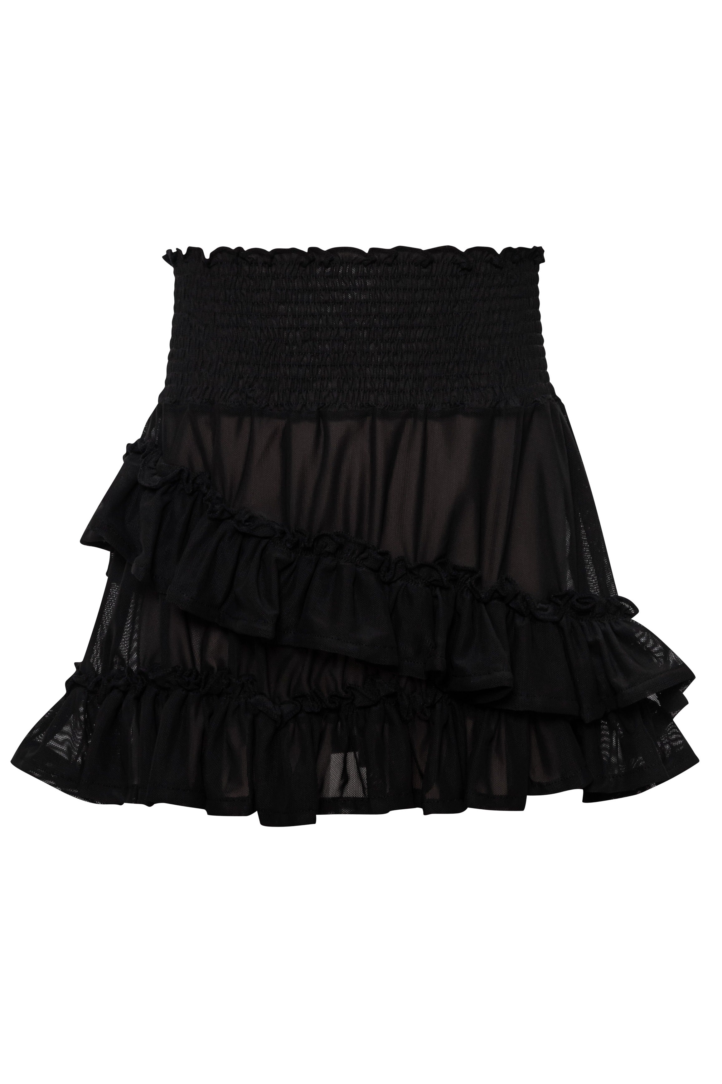Just Ruffles - Black Cover Up