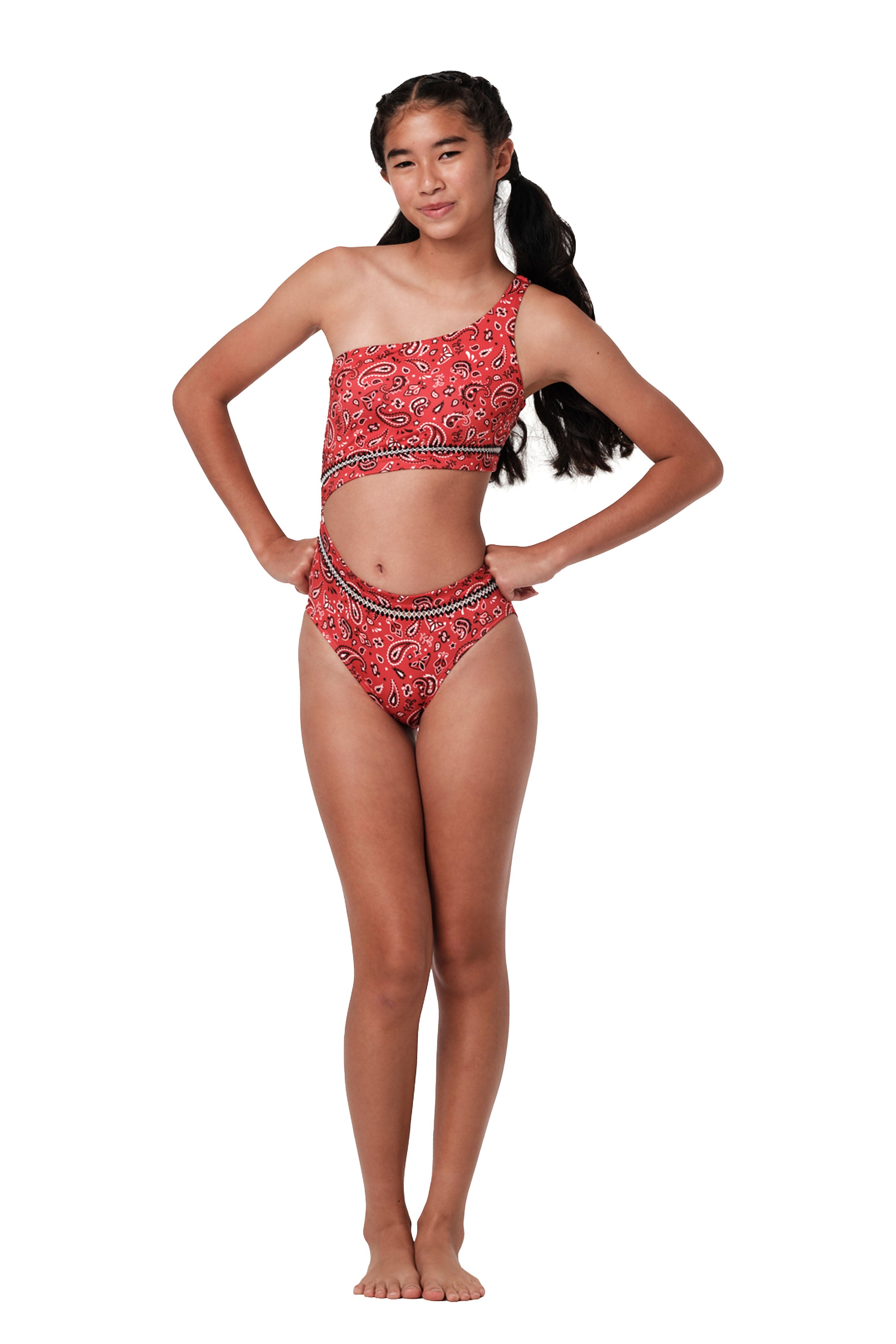 Details - Bandana Red One Piece