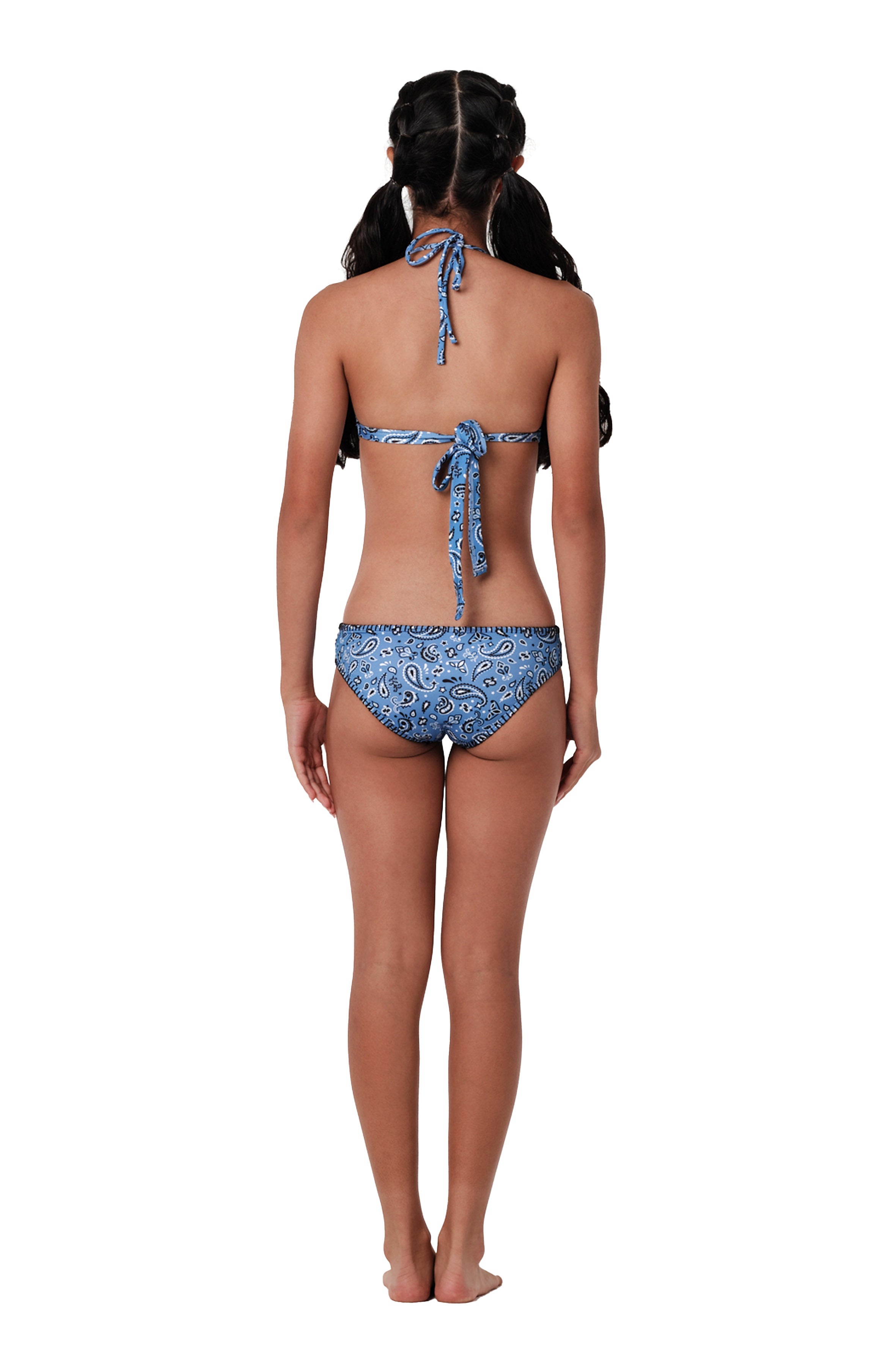 Try Angle - Bandana Blue Bikini Set