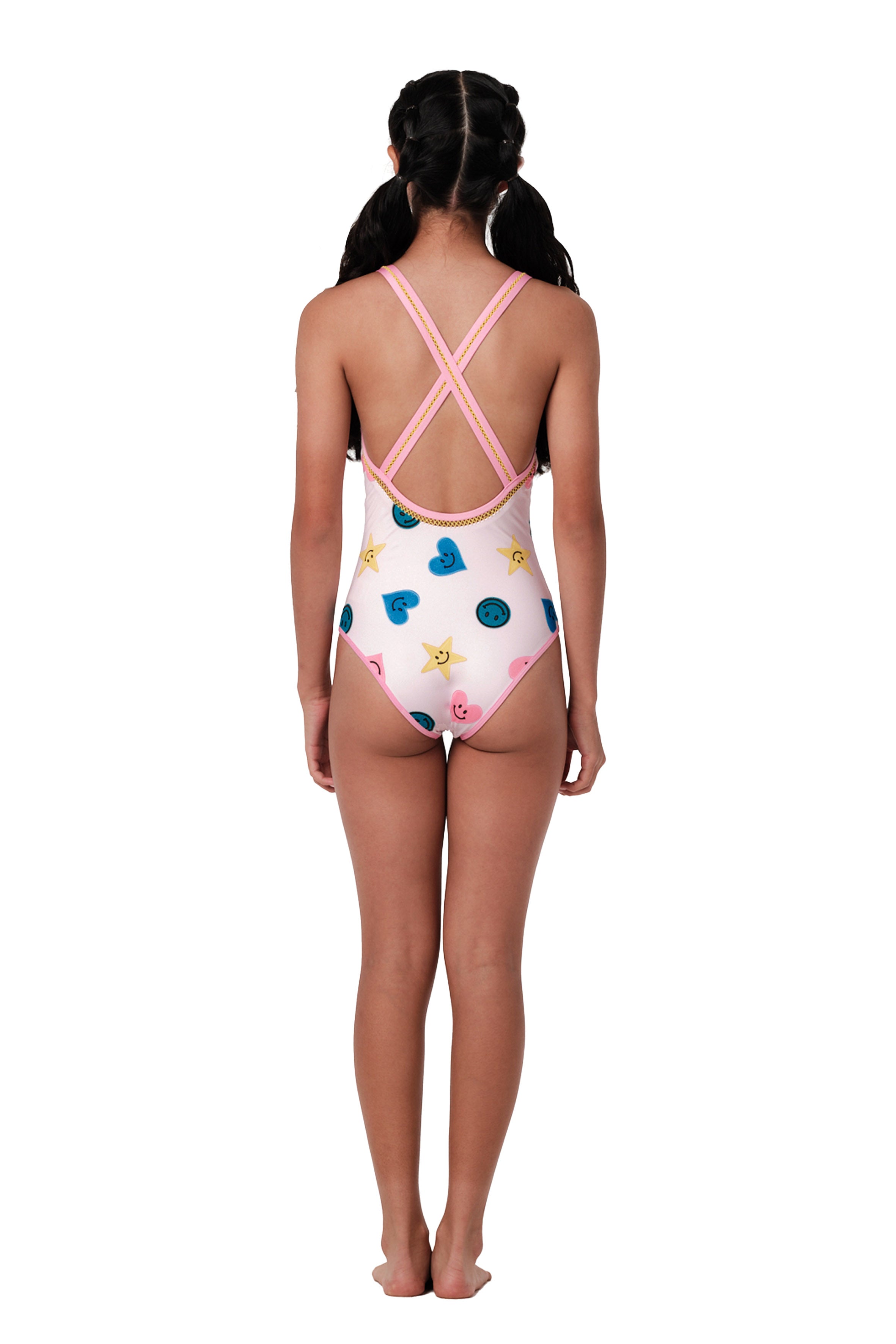 Crossed - Happy Day Pink One Piece