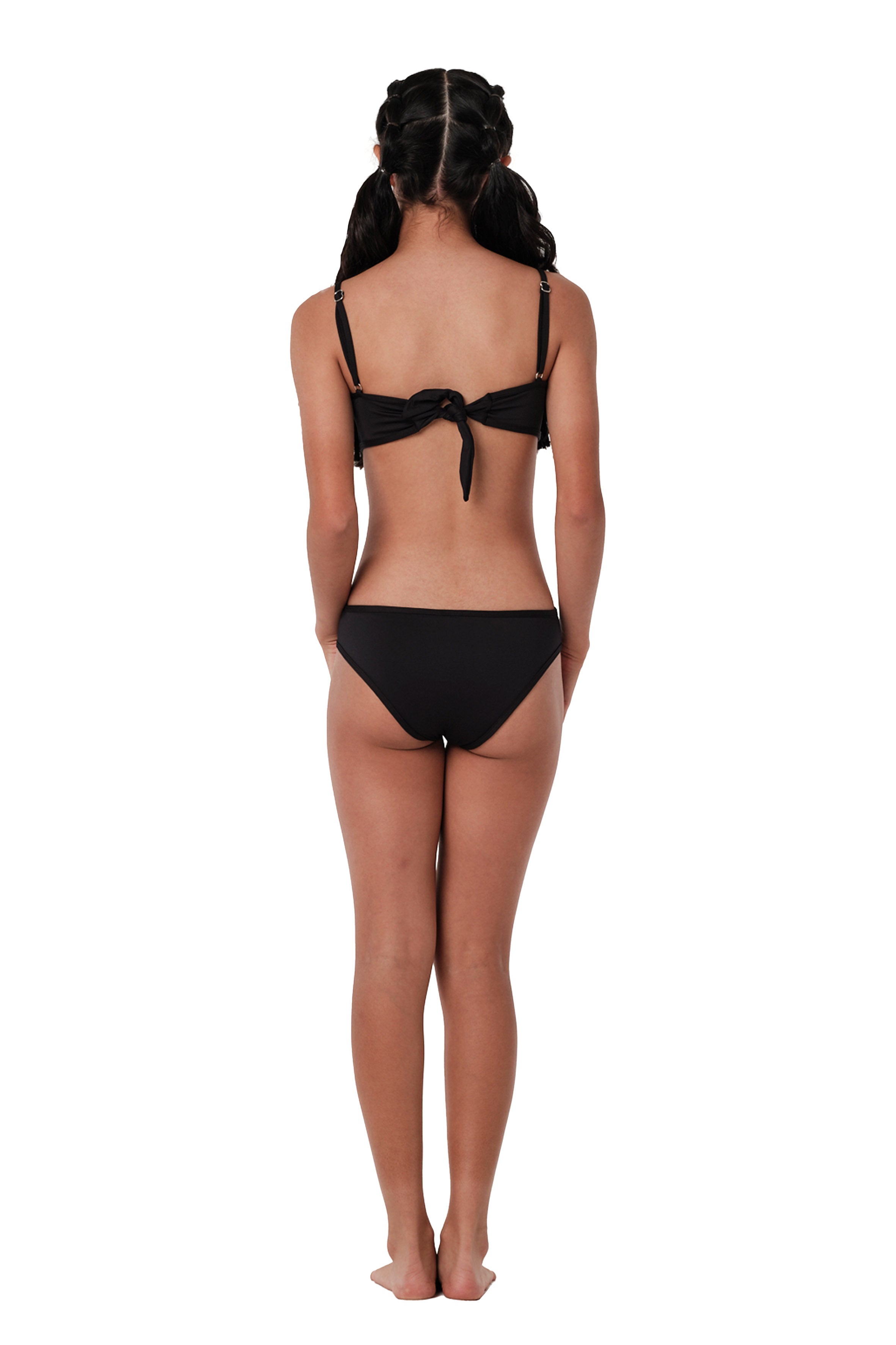 Boho Chic - Black One Piece (FINAL SALE)